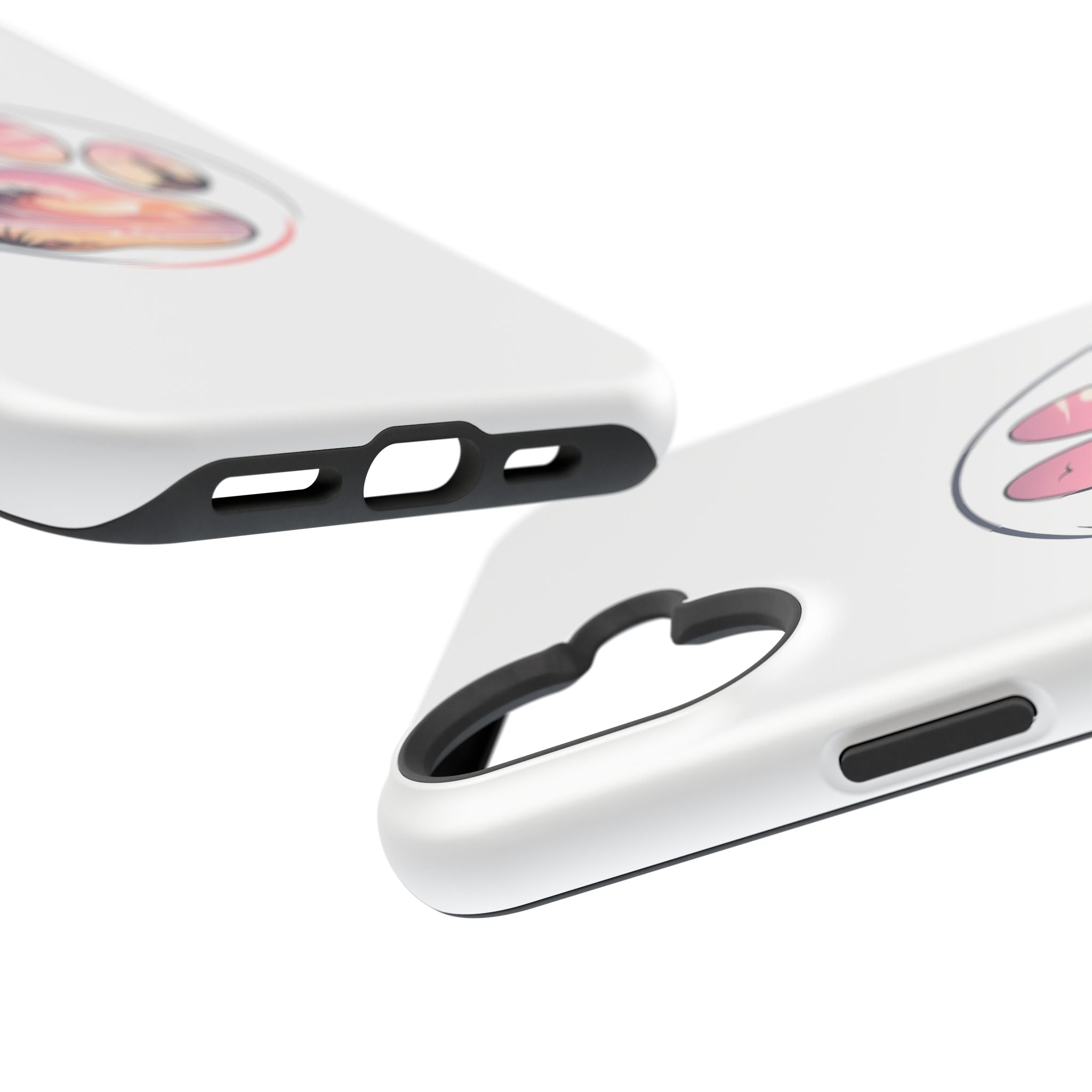 Beach Paw Phone Case — Impact-Resistant Tropical Paw Print iPhone Cover