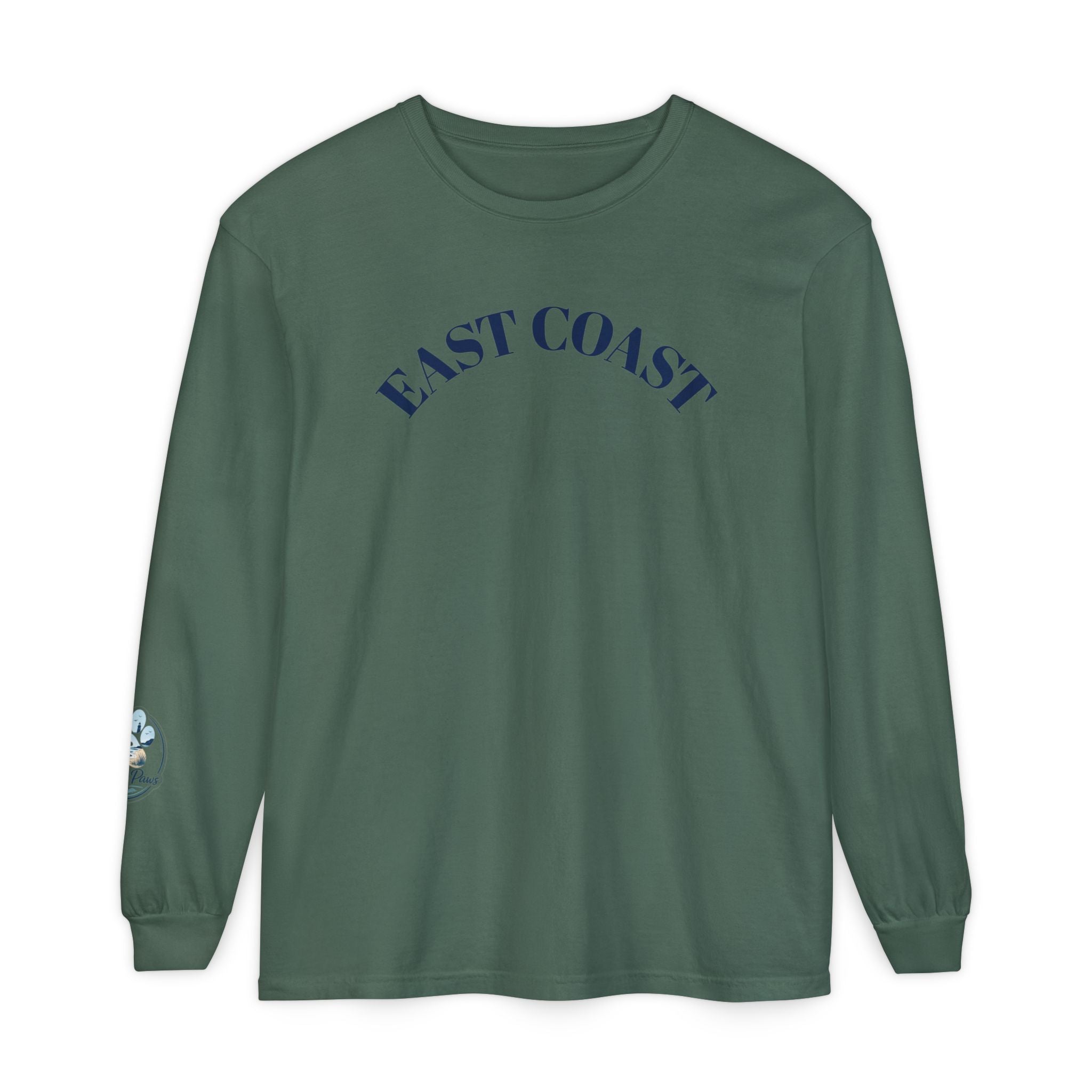 East Coast Long Sleeve Tee — Classic Nautical Graphic