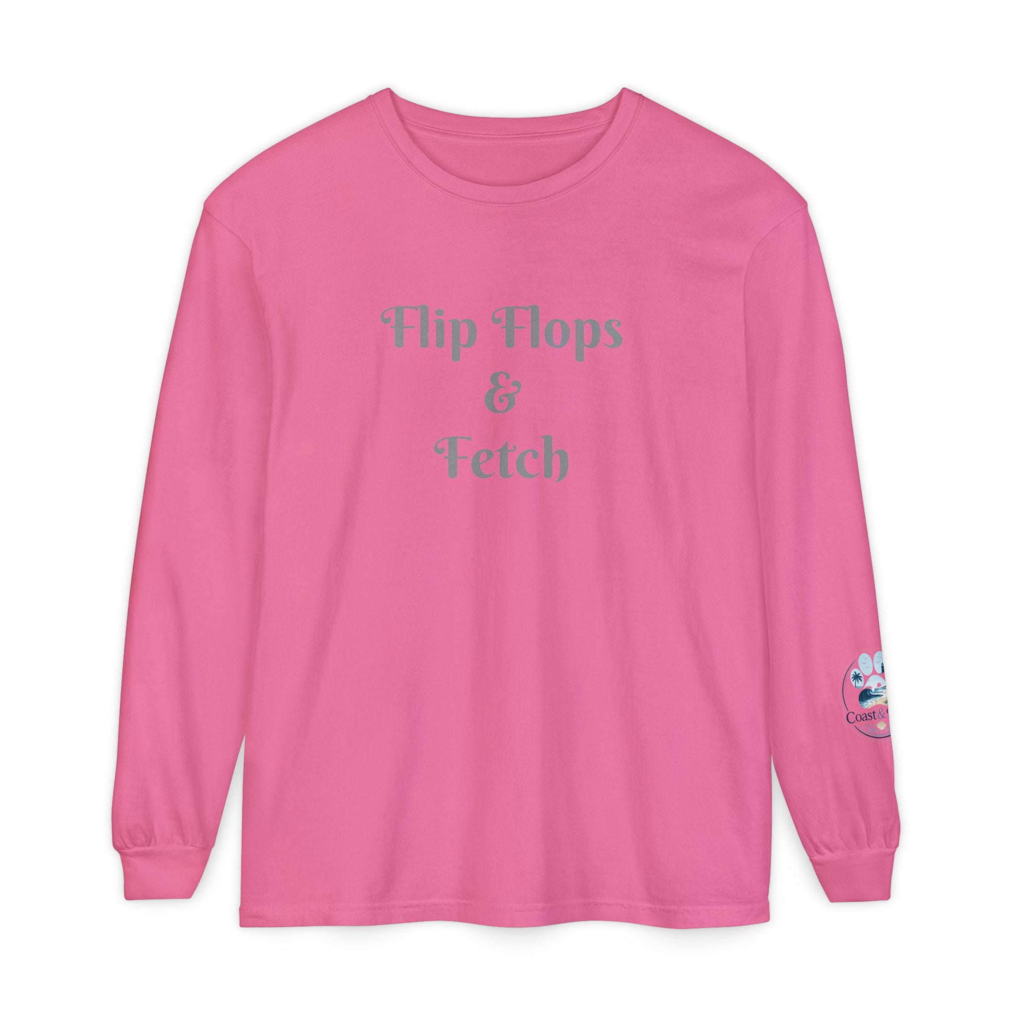 Flip Flops & Fetch Long Sleeve T-Shirt