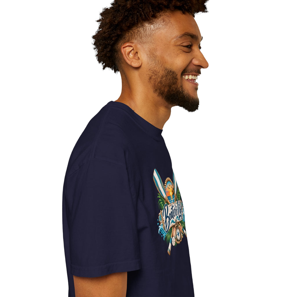 Boater's Life T-Shirt — Nautical Oars & Compass Beach Tee