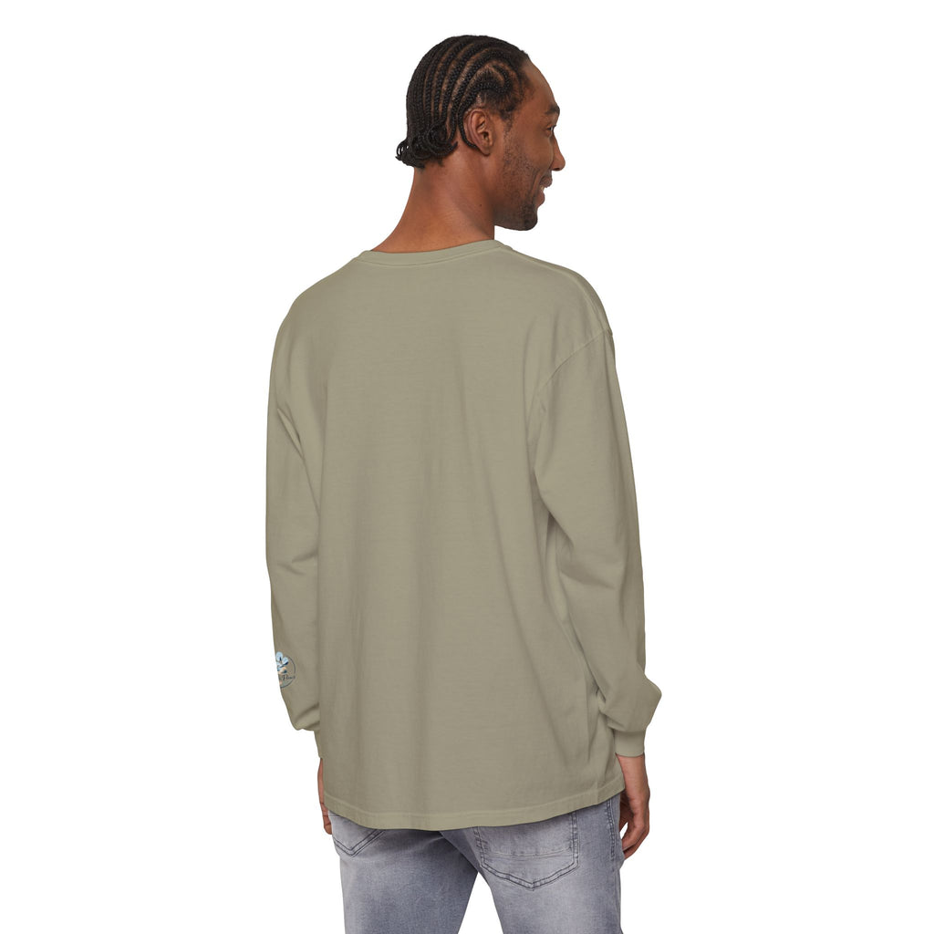 Jeep Girl Long Sleeve Tee — Fall Adventure Pumpkins & Dog Graphic