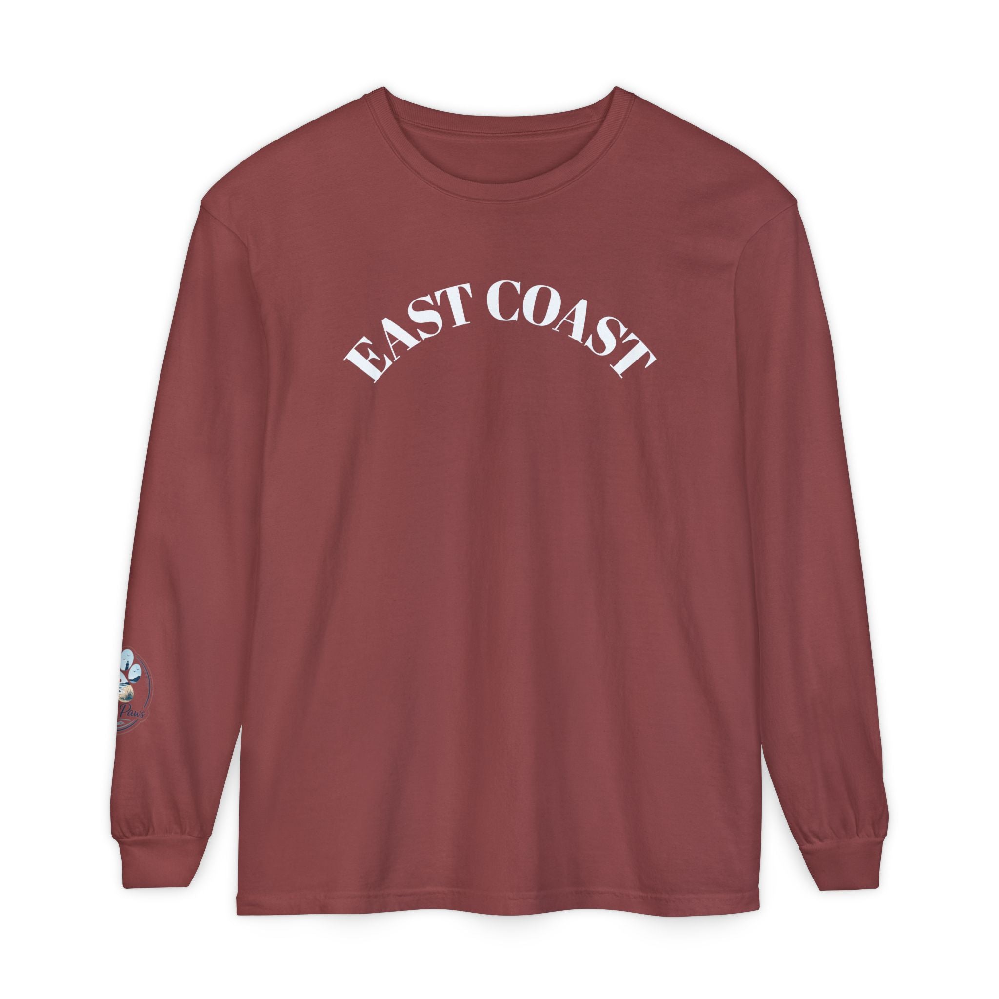 East Coast Long Sleeve Tee — Classic Nautical Graphic