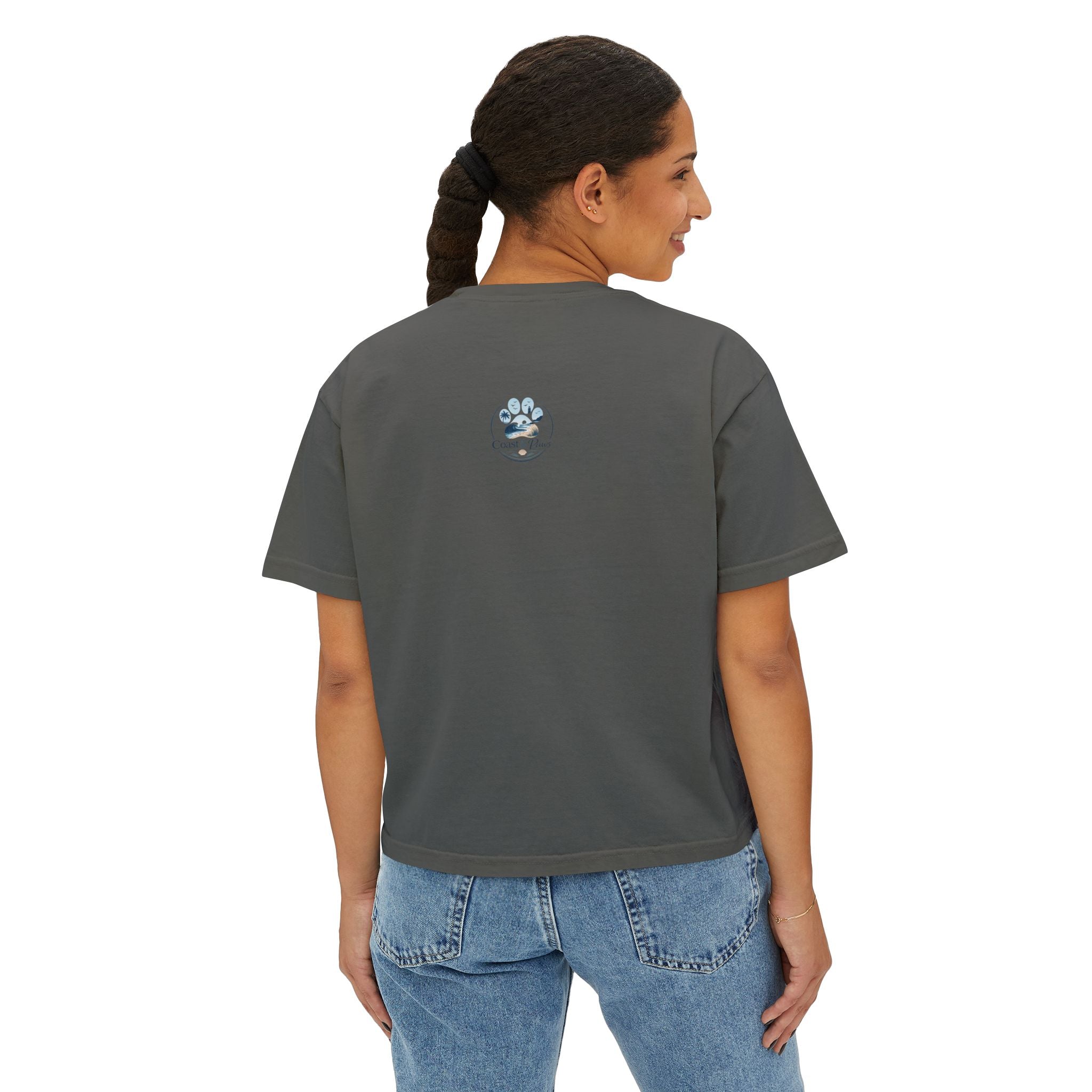 I'm Awake and Ready to Be a Problem Boxy Crop Tee — Bold Feminine Graphic Shirt