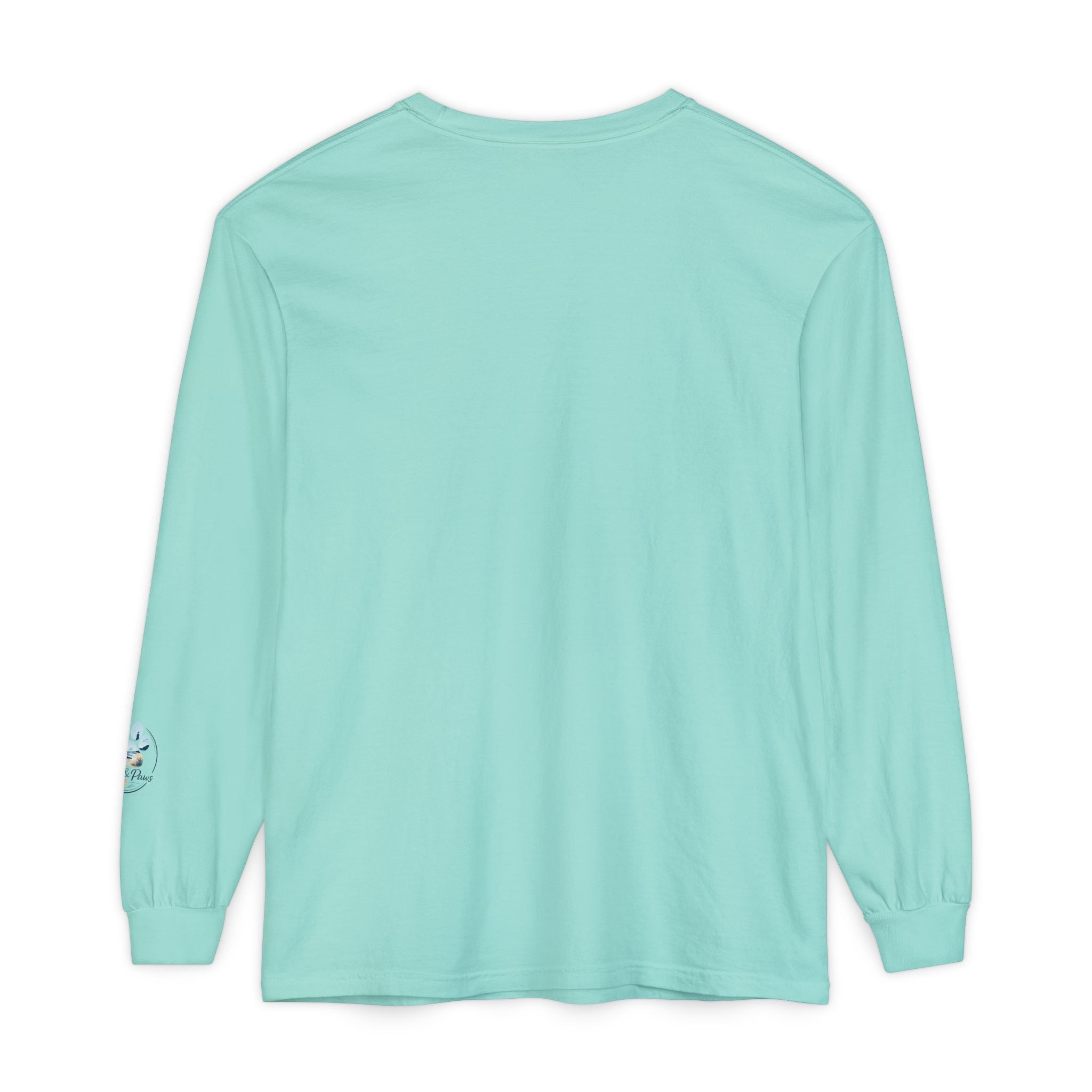 Jeep Girl Long Sleeve Tee — Fall Adventure Pumpkins & Dog Graphic
