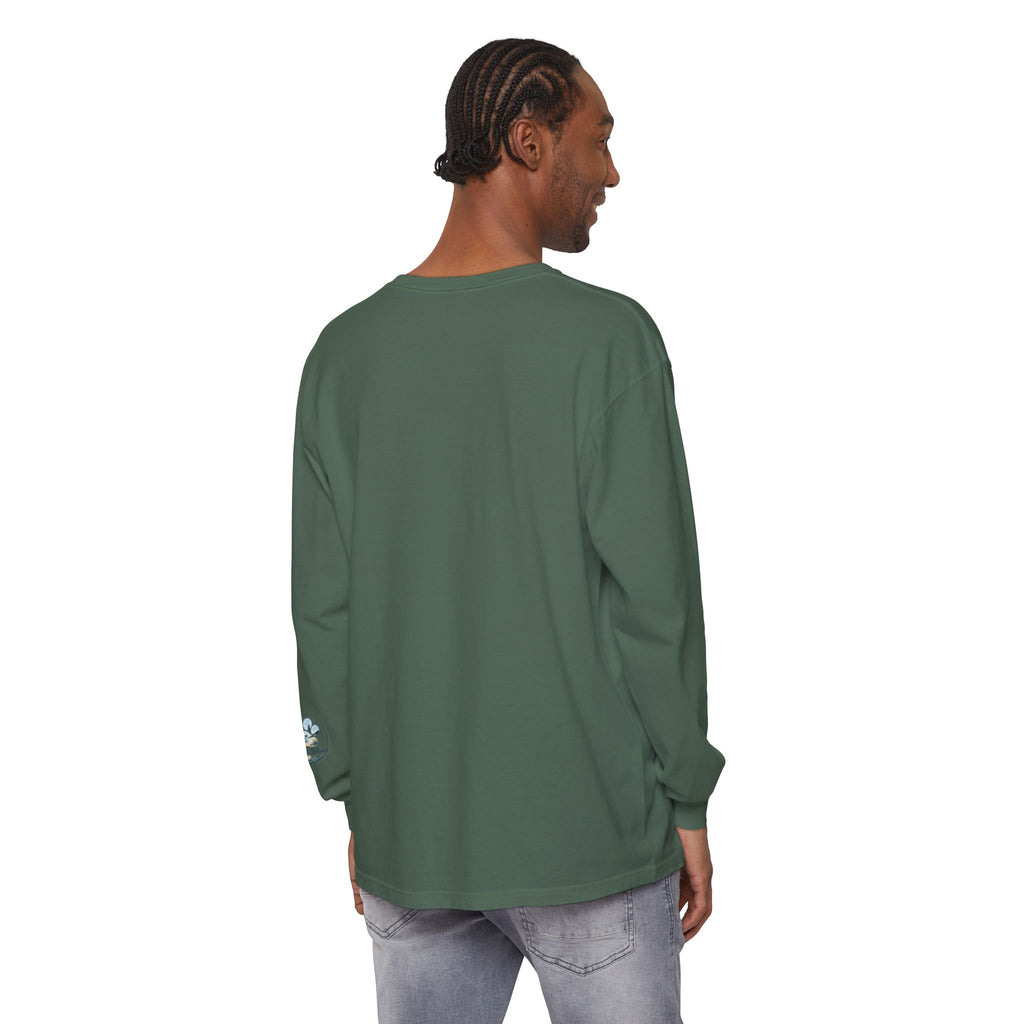 Irish Setter Unisex Long-Sleeve Tee with Coast & Paws logo on sleeve