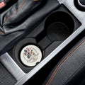 Coast & Paws Signature Patriotic Soapstone Car Coaster — Patriotic Beach Paw Print