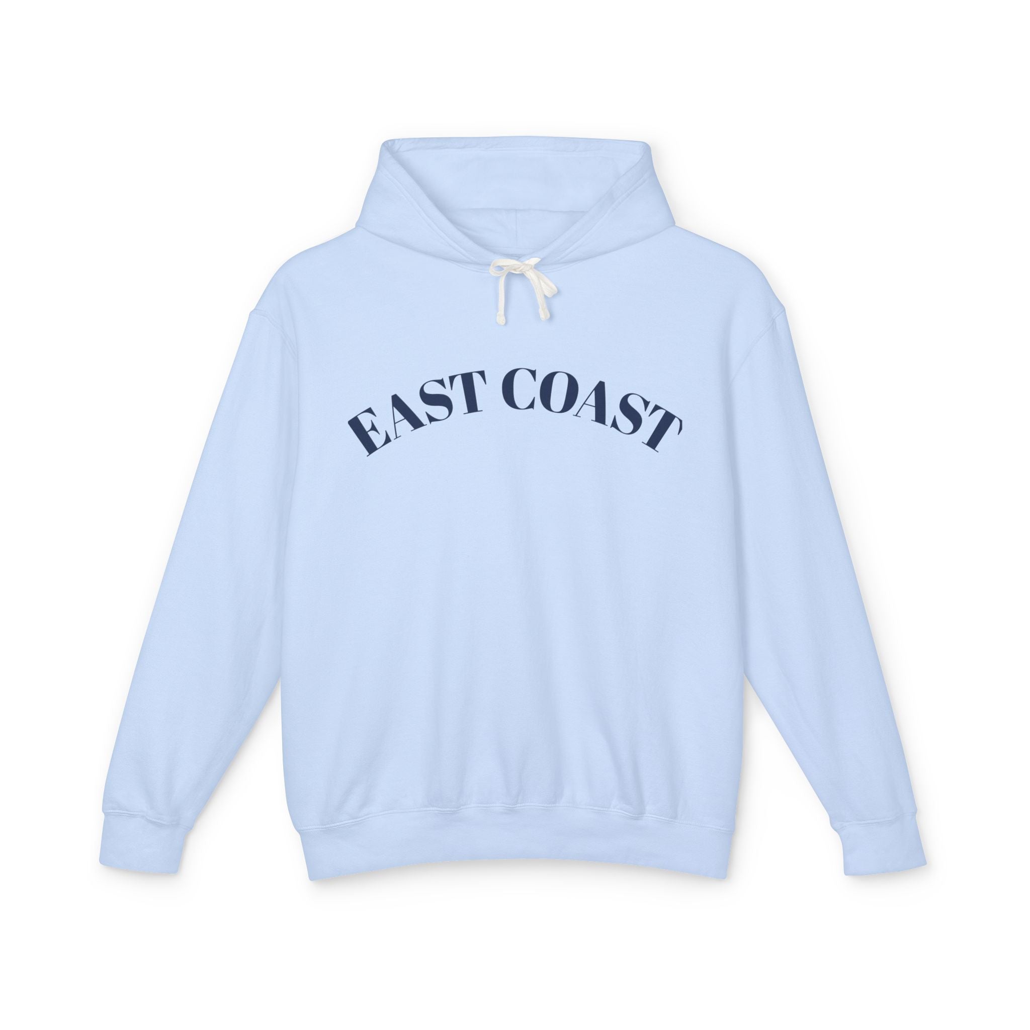 East Coast Hoodie — Nautical Varsity Graphic Lightweight Pullover