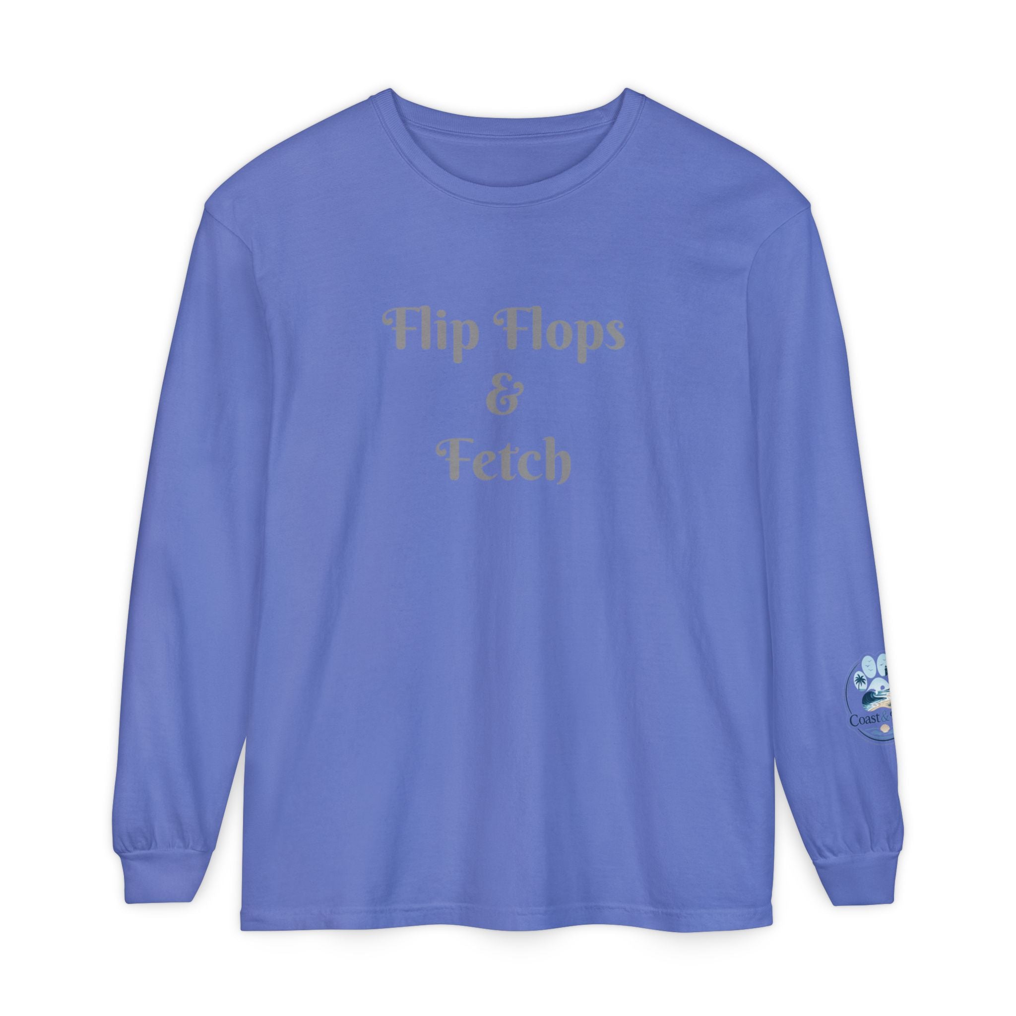 Flip Flops & Fetch Long Sleeve T-Shirt