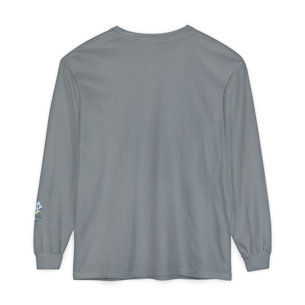Jeep Girl Long Sleeve Tee — Fall Adventure Pumpkins & Dog Graphic