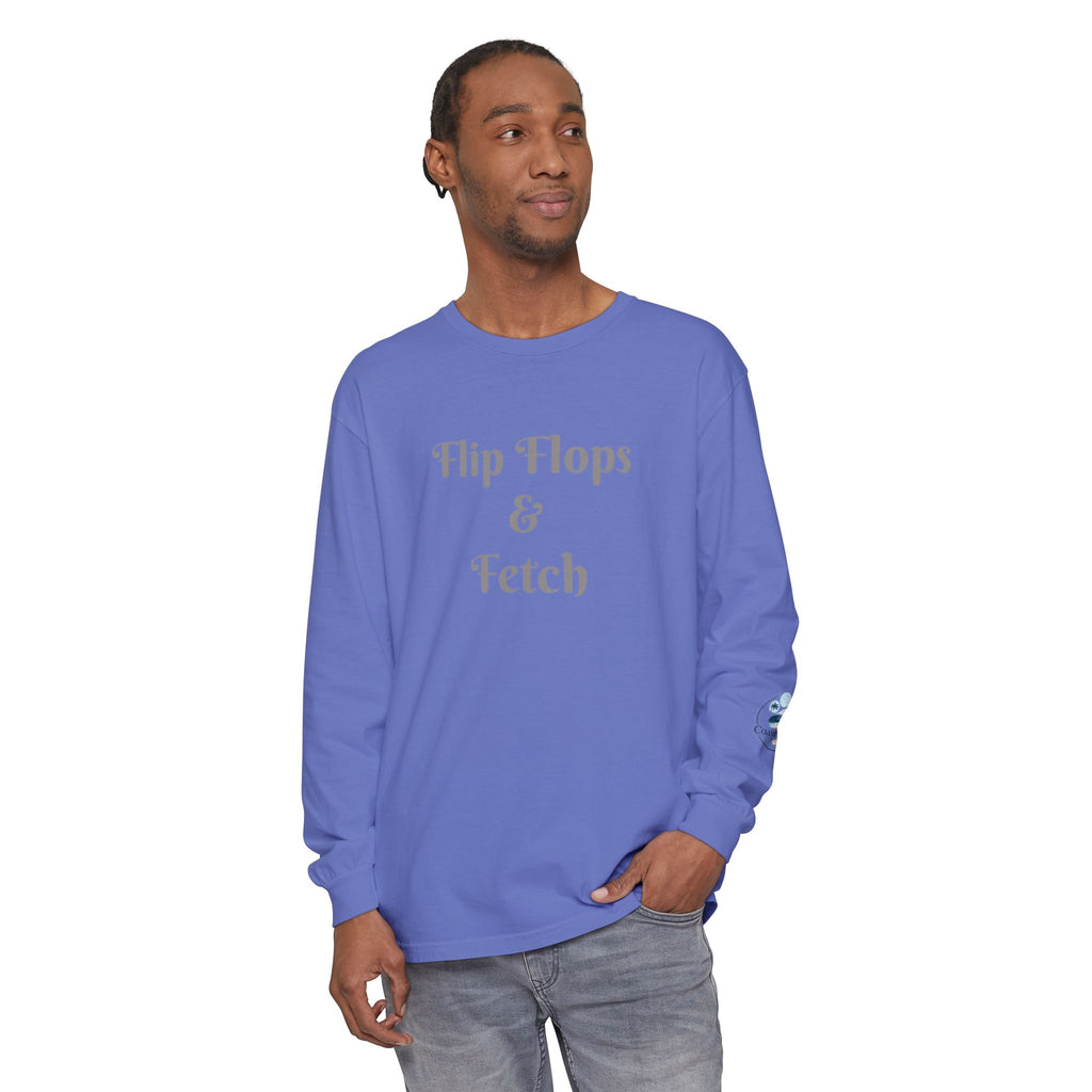 Flip Flops & Fetch Long Sleeve T-Shirt