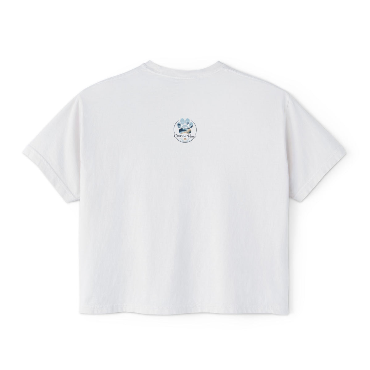 Paws, Prosecco, Repeat Boxy Tee — Crop Shirt