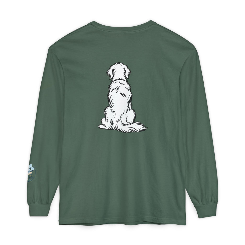 Golden Retriever Front & Back Unisex Long Sleeve Tee