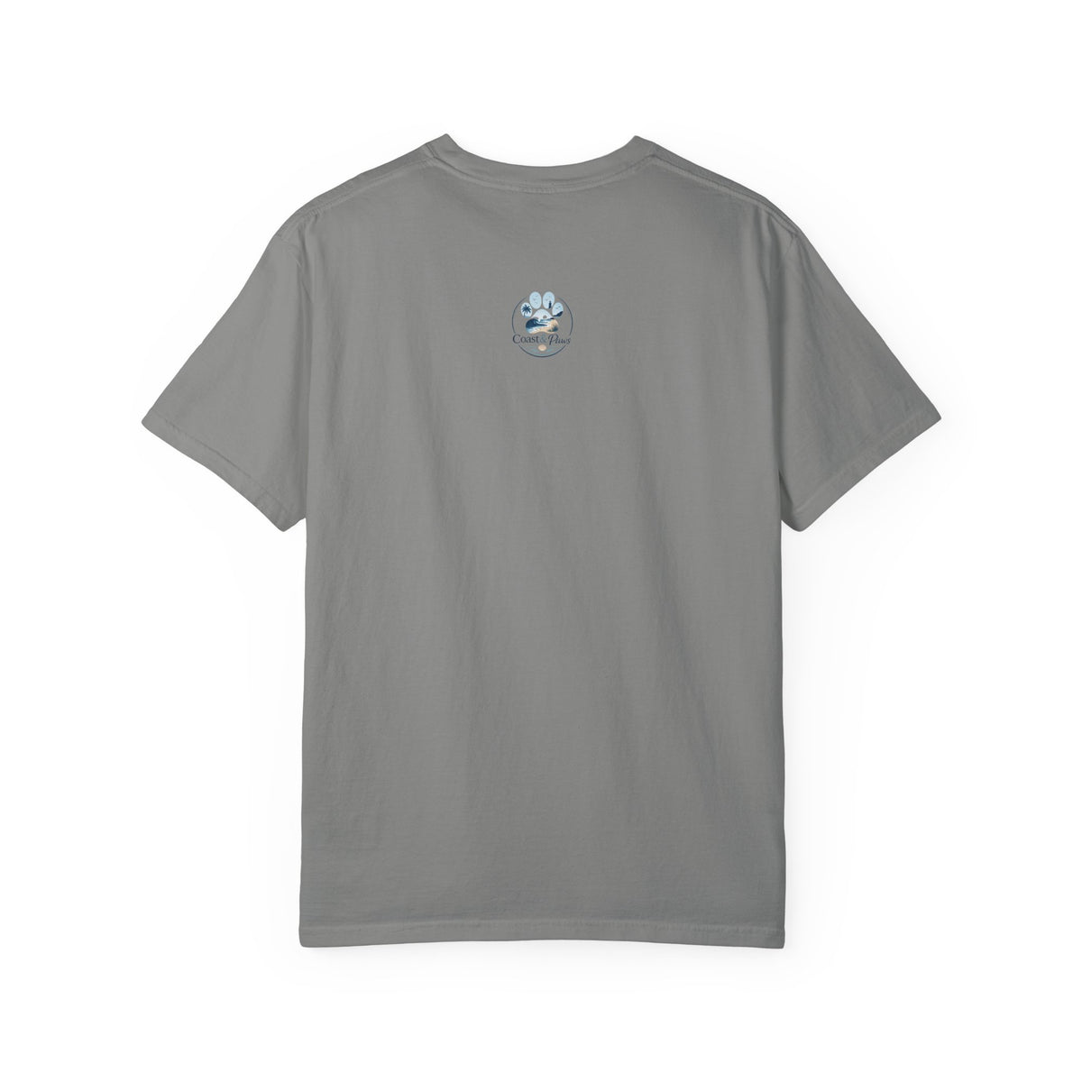 Coastal Soul Canine Heart T-shirt | Beach Dog Sunset Design