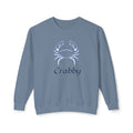 Crabby Blue Crab Sweatshirt — Coastal Nautical Crewneck