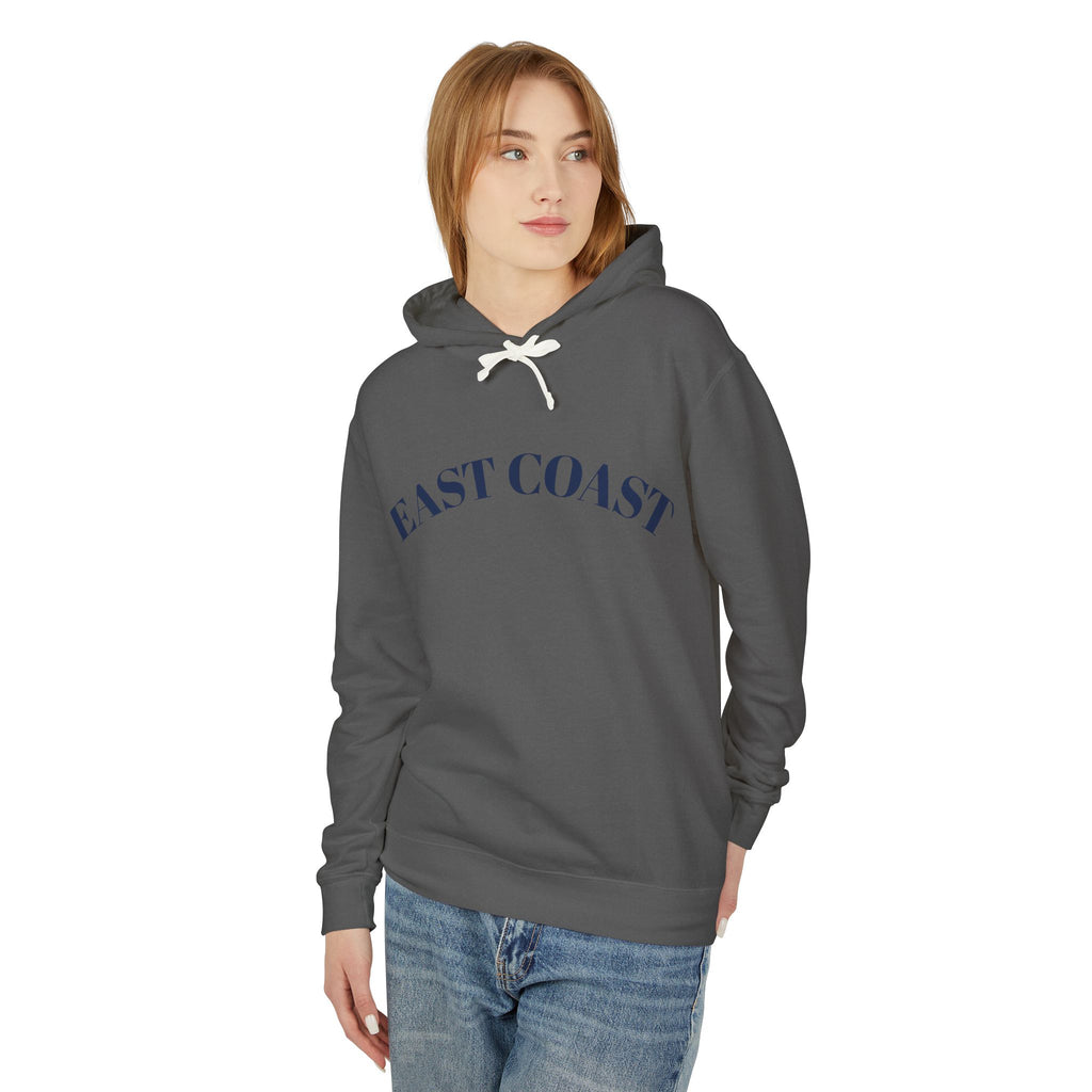 East Coast Hoodie — Nautical Varsity Graphic Lightweight Pullover