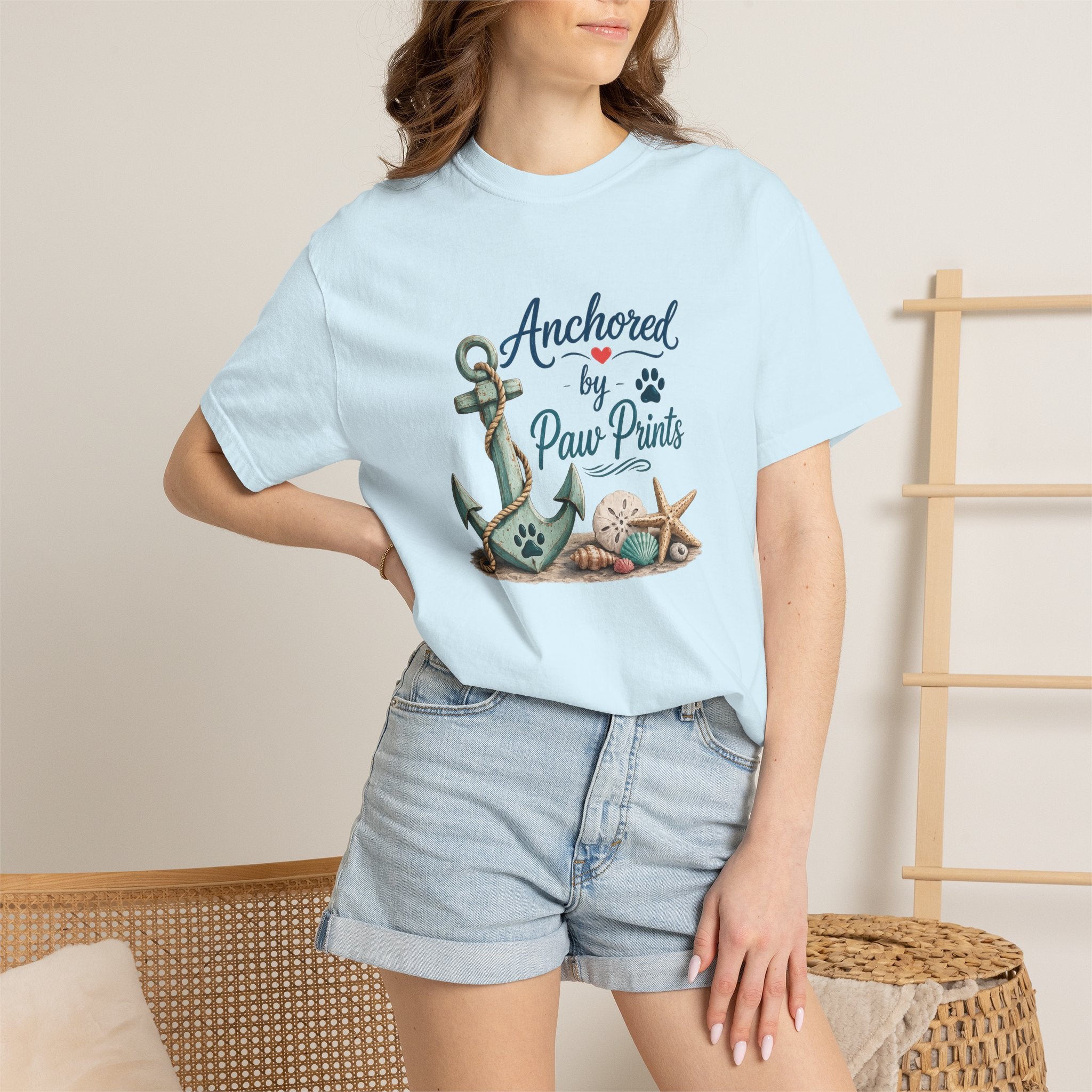 Anchored by Paw Prints  Unisex T-Shirt