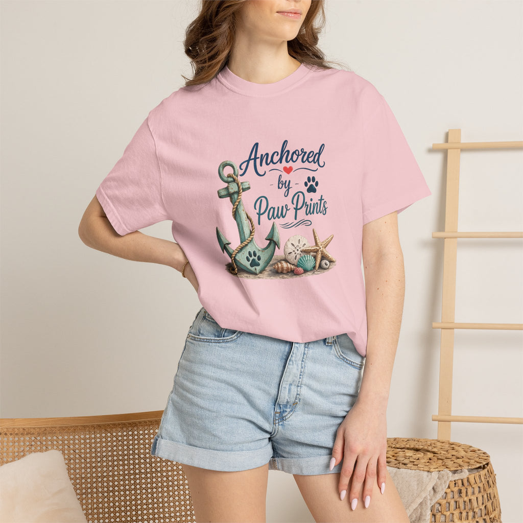 Anchored by Paw Prints  Unisex T-Shirt