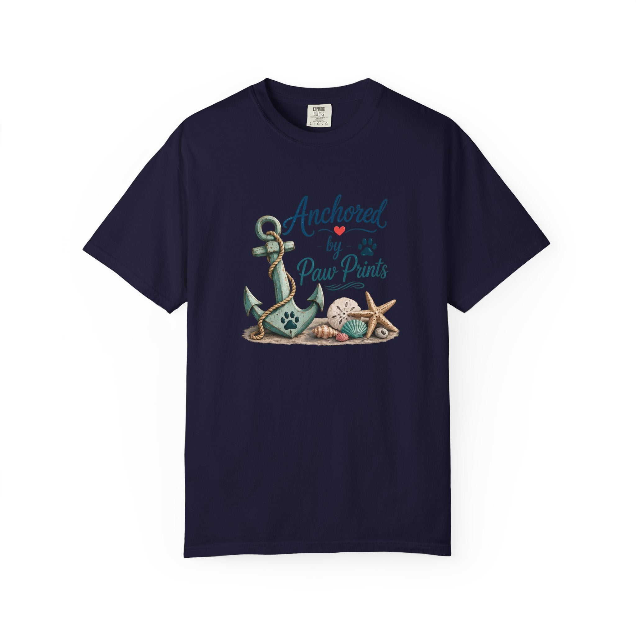 Anchored by Paw Prints  Unisex T-Shirt
