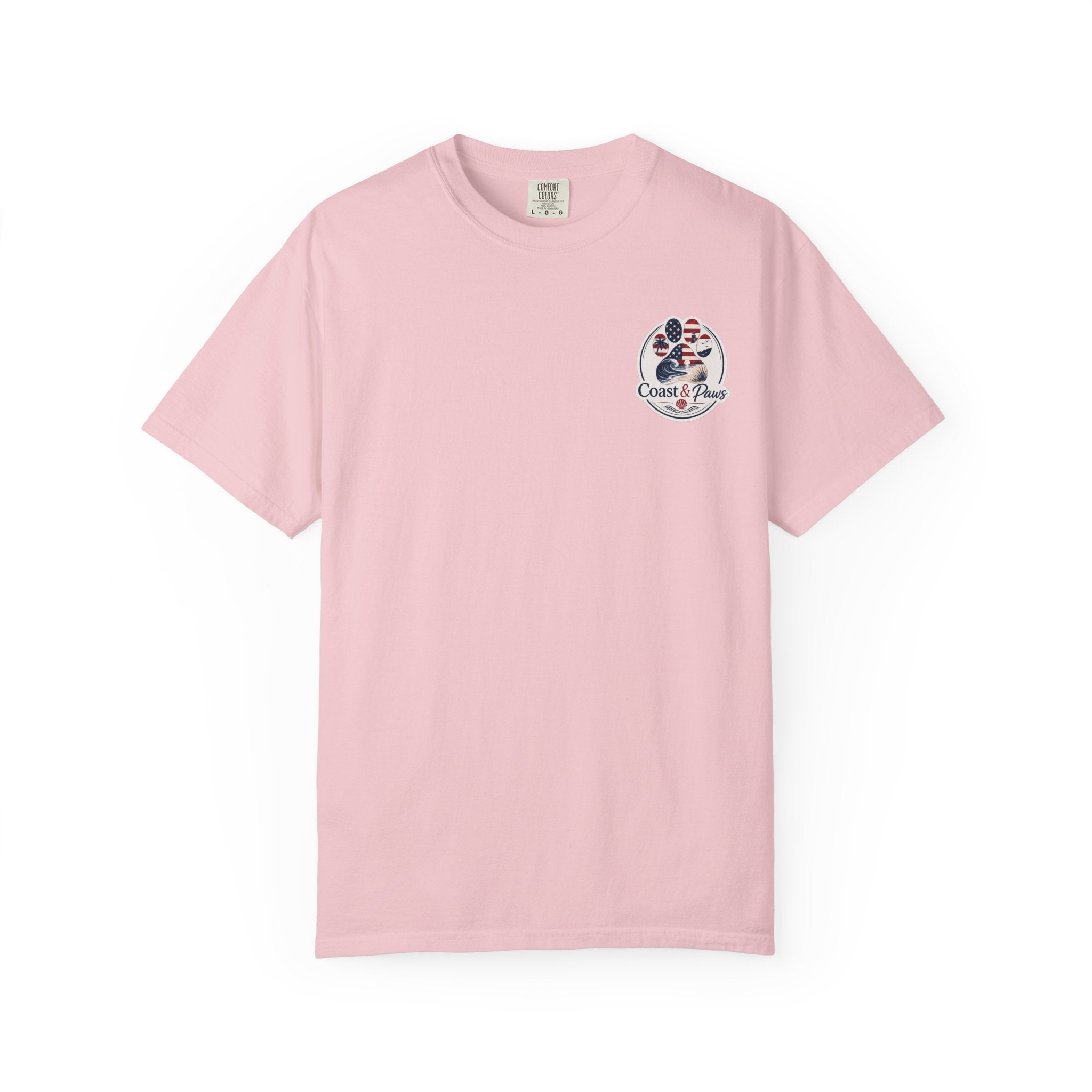 Coast & Paws Signature (Red, White & Blue) Unisex Garment-Dyed T-shirt