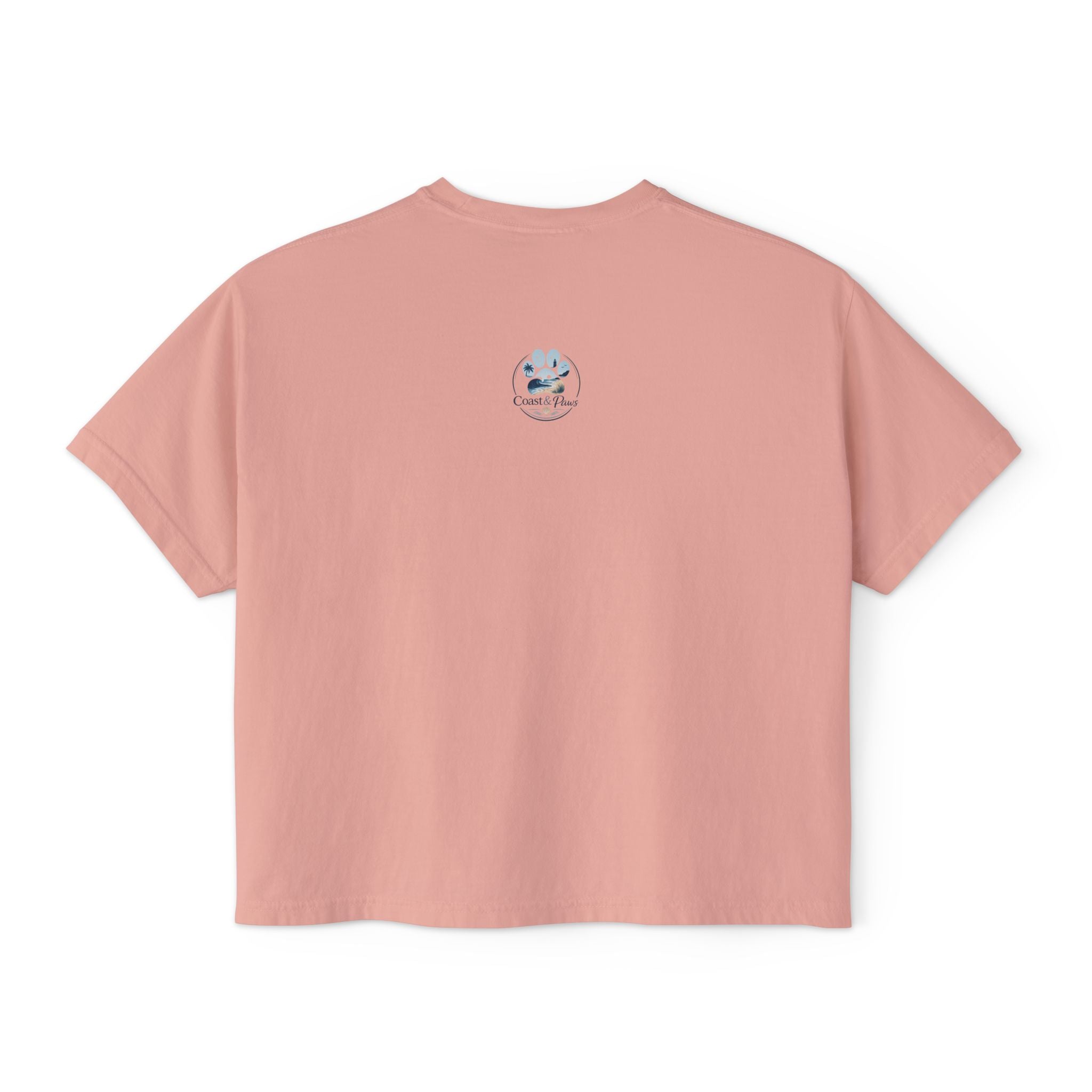 Paws, Prosecco, Repeat Boxy Tee — Crop Shirt