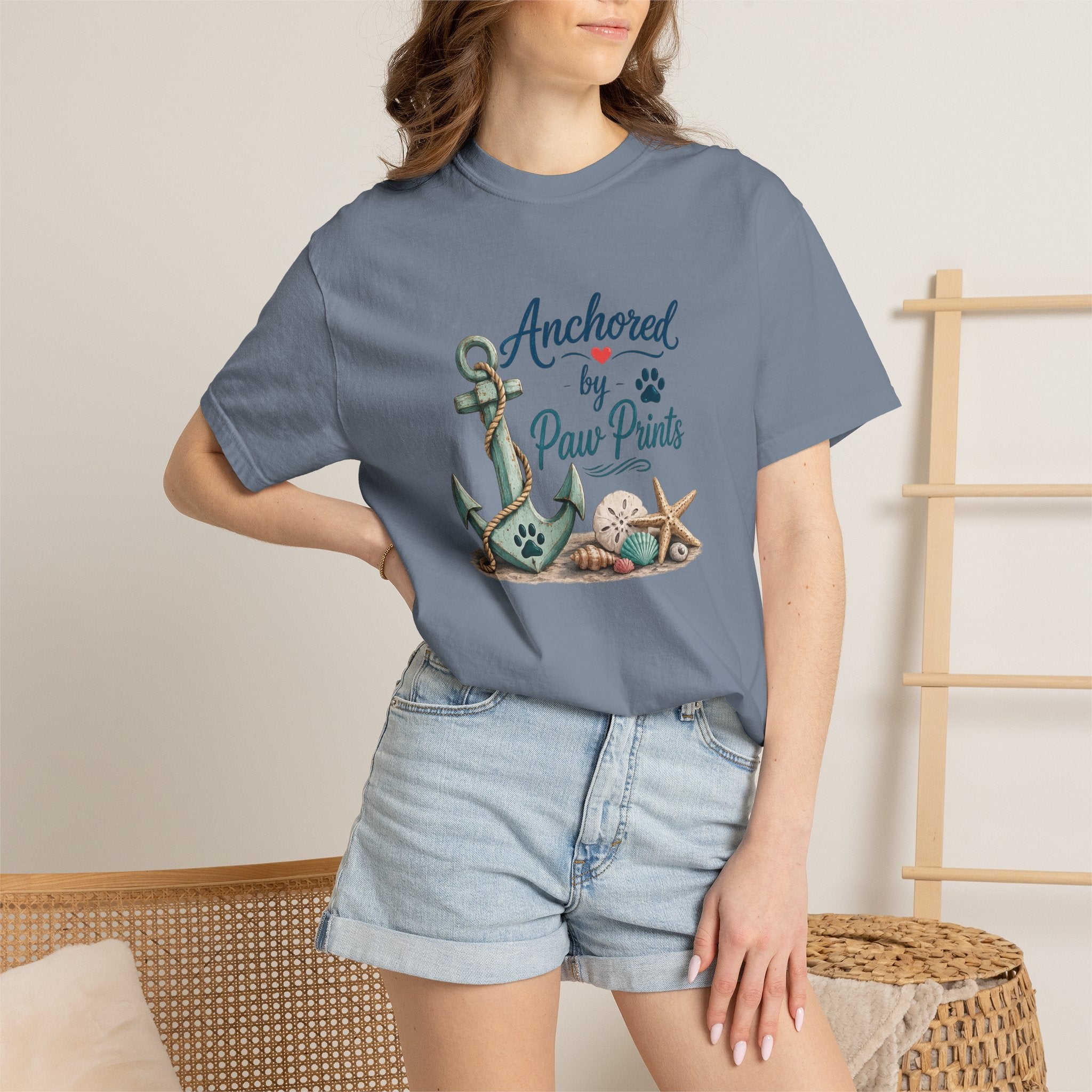 Anchored by Paw Prints  Unisex T-Shirt