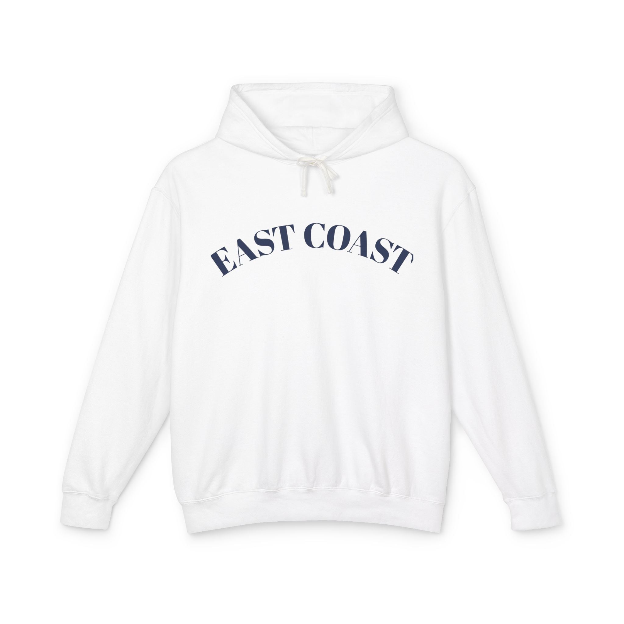 East Coast Hoodie — Nautical Varsity Graphic Lightweight Pullover
