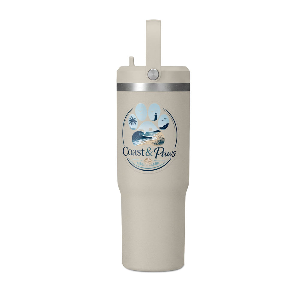 32oz Nomad Tumbler – Coast & Paws Signature Stainless Travel Cup