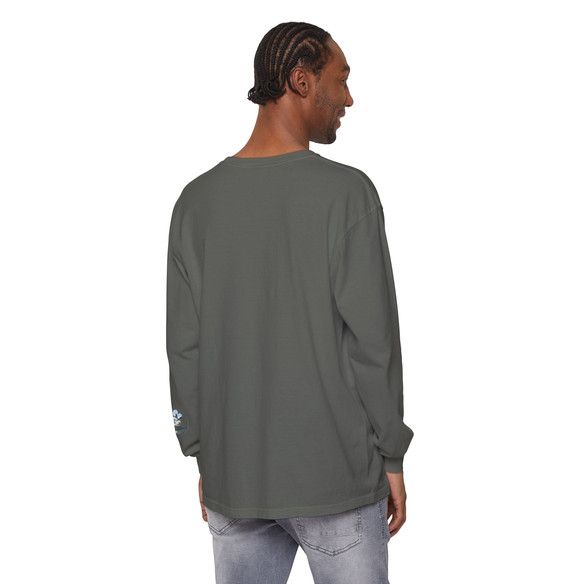 Irish Setter Unisex Long-Sleeve Tee with Coast & Paws logo on sleeve