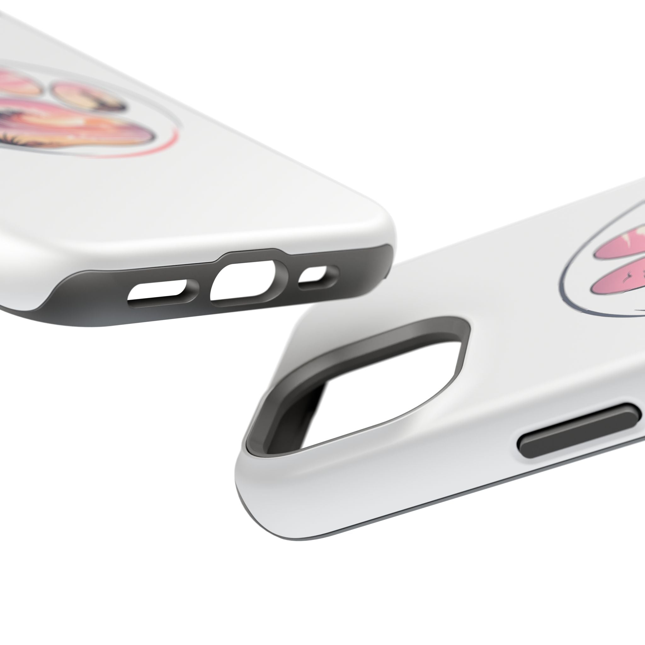 Beach Paw Phone Case — Impact-Resistant Tropical Paw Print iPhone Cover
