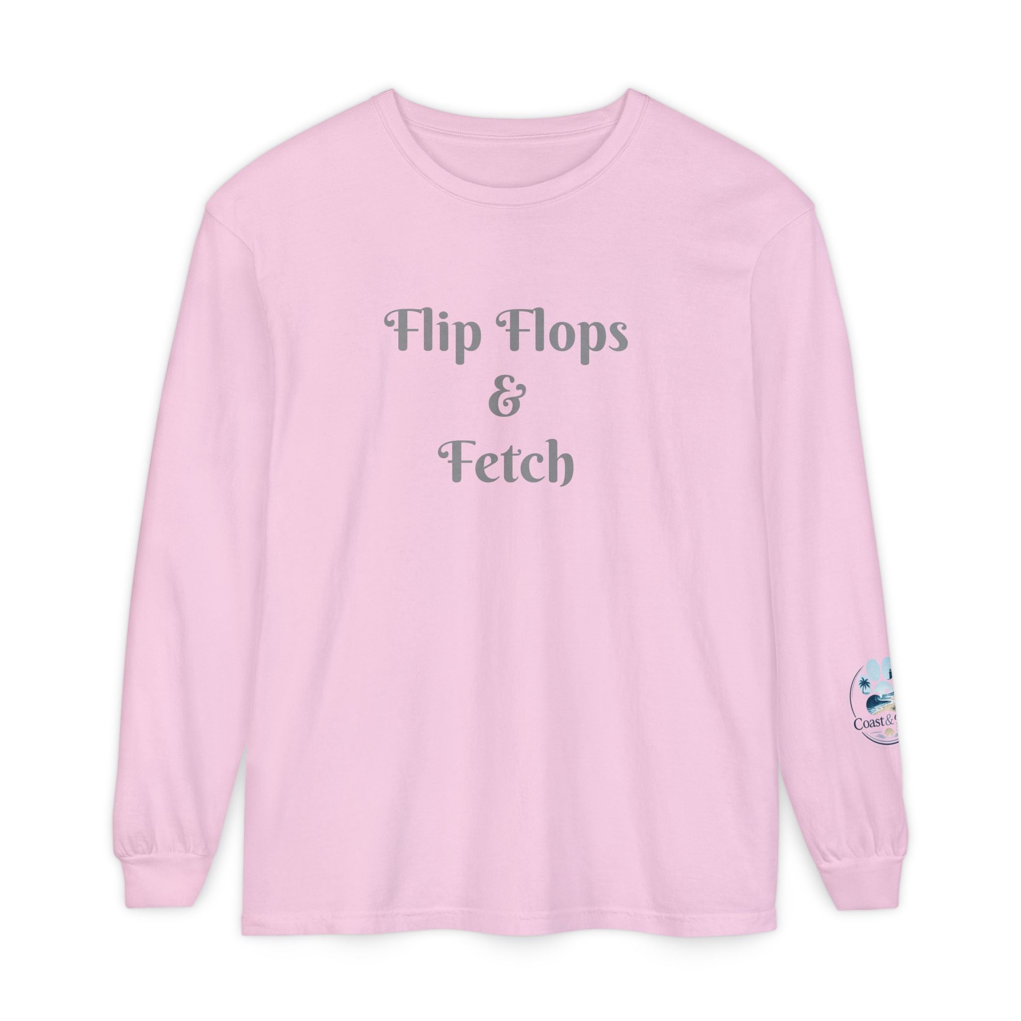 Flip Flops & Fetch Long Sleeve T-Shirt