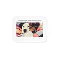 Cozy Sherpa Blanket - "A House Is Not A Home Without A Dog" PERSONALIZE IT