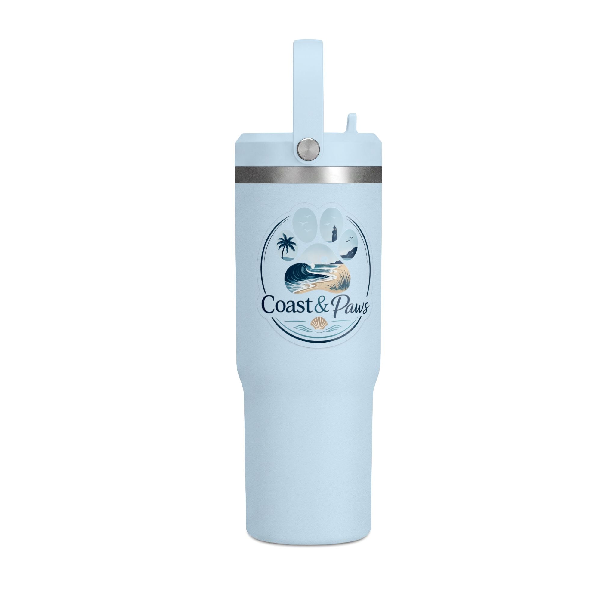 32oz Nomad Tumbler – Coast & Paws Signature Stainless Travel Cup