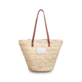 Coast & Paws Woven Straw Tote — Beach Lovers Essential