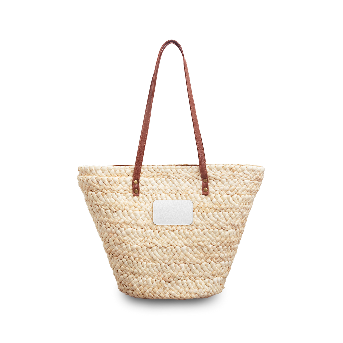 Coast & Paws Woven Straw Tote — Beach Lovers Essential