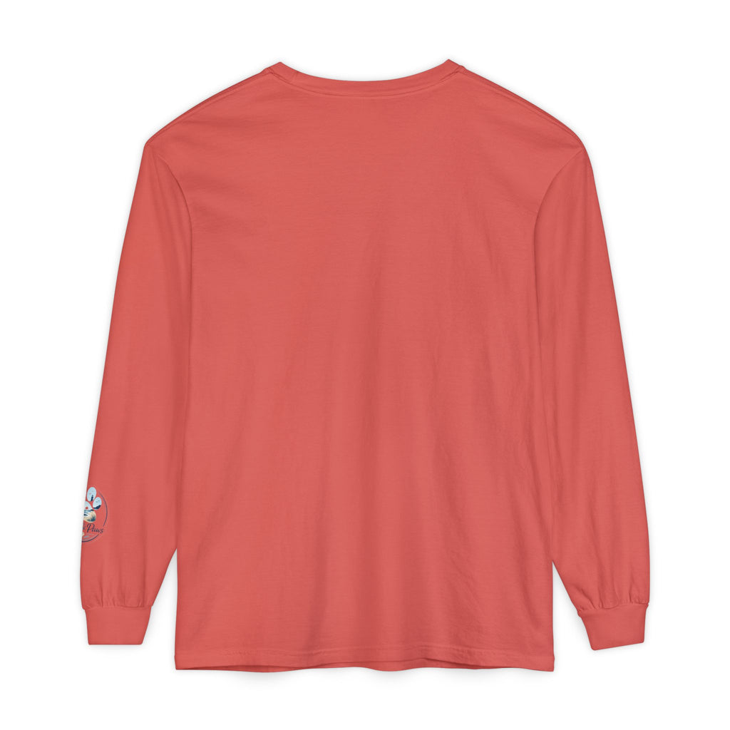 Irish Setter Unisex Long-Sleeve Tee with Coast & Paws logo on sleeve