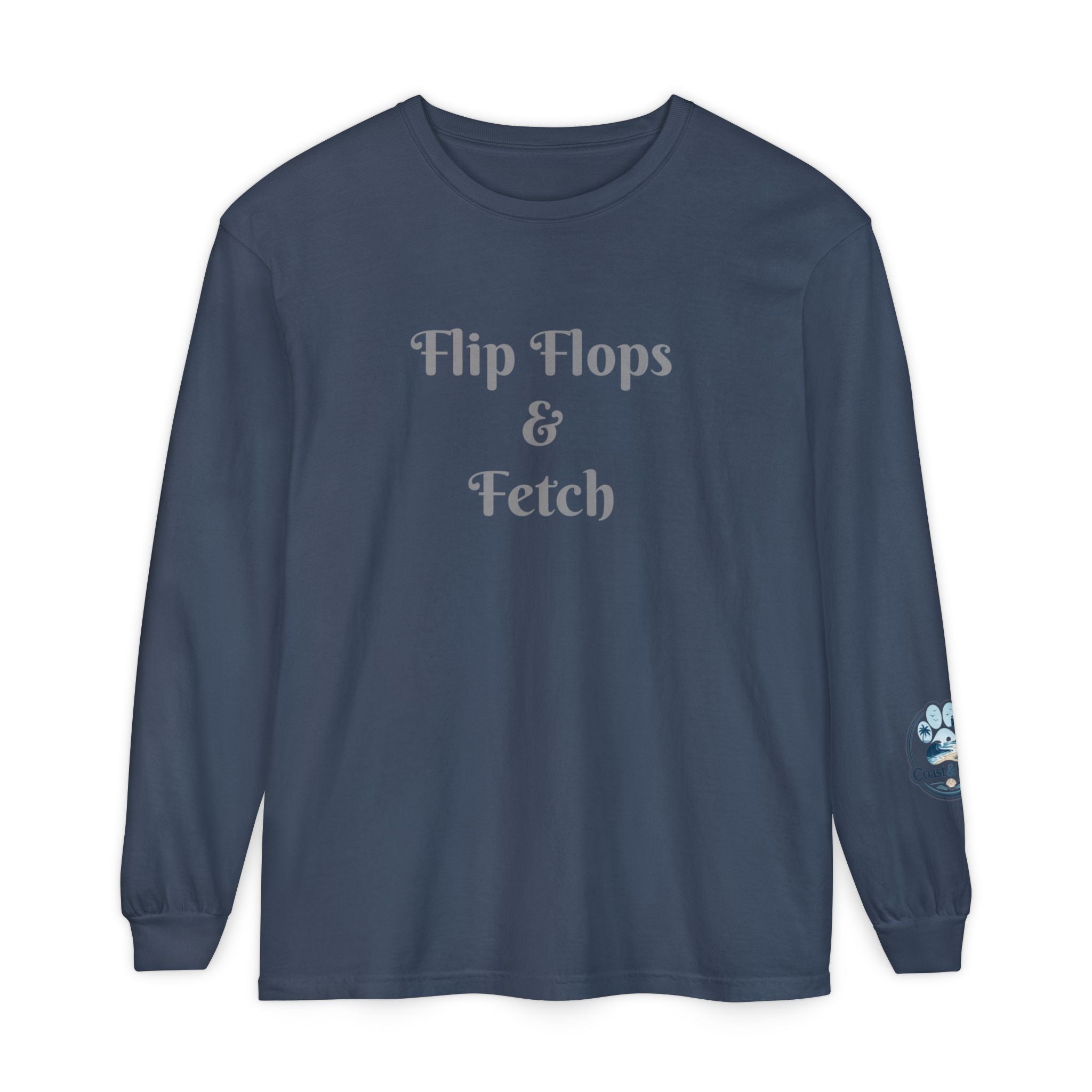Flip Flops & Fetch Long Sleeve T-Shirt