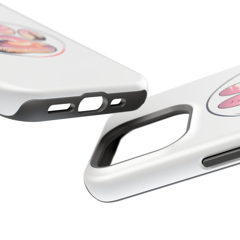 Beach Paw Phone Case — Impact-Resistant Tropical Paw Print iPhone Cover
