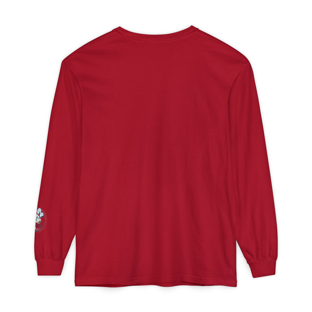 Irish Setter Unisex Long-Sleeve Tee with Coast & Paws logo on sleeve