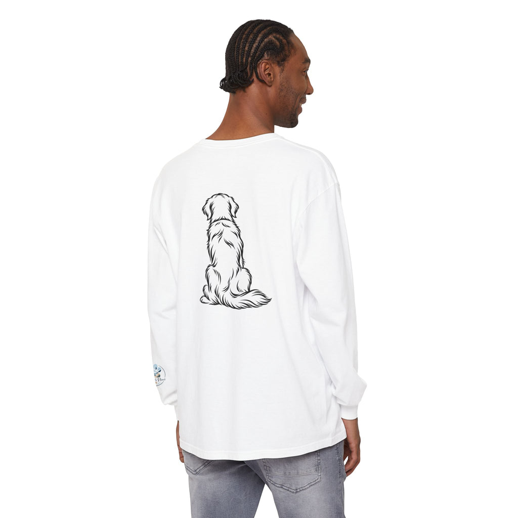 Golden Retriever Front & Back Unisex Long Sleeve Tee