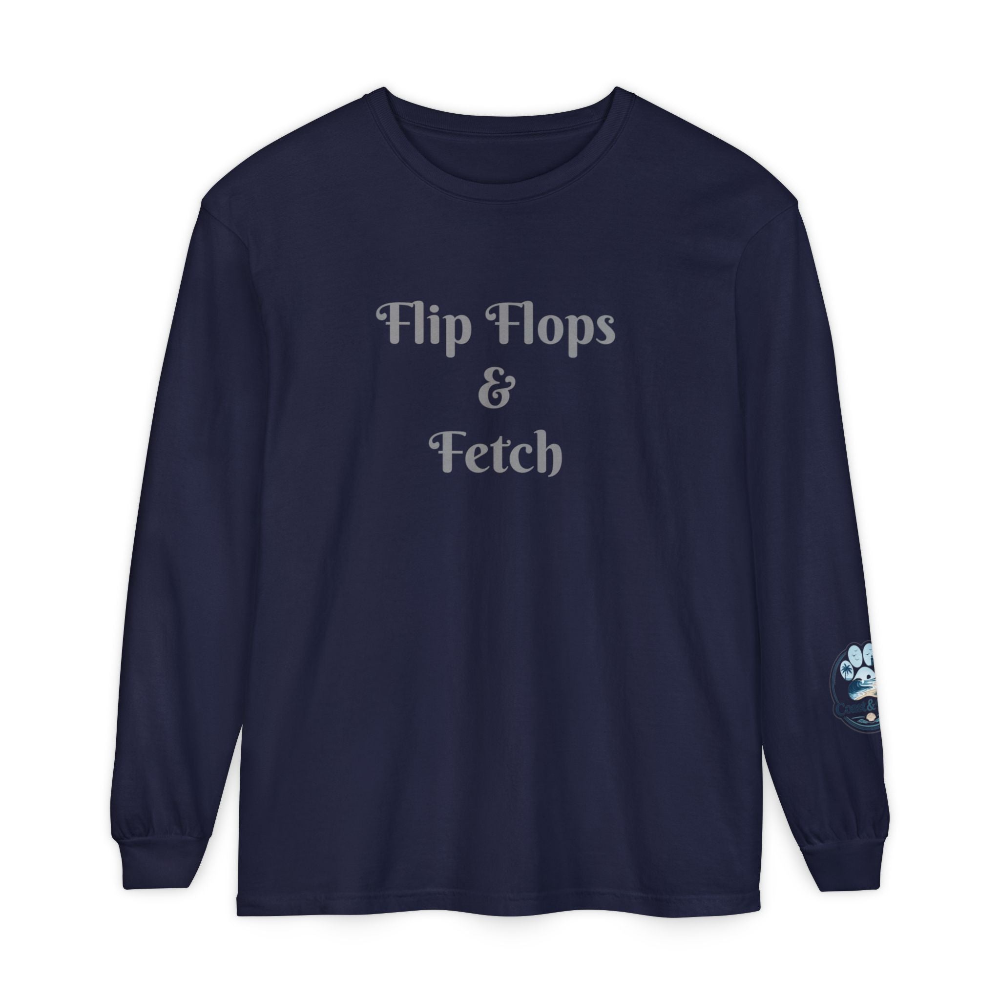 Flip Flops & Fetch Long Sleeve T-Shirt