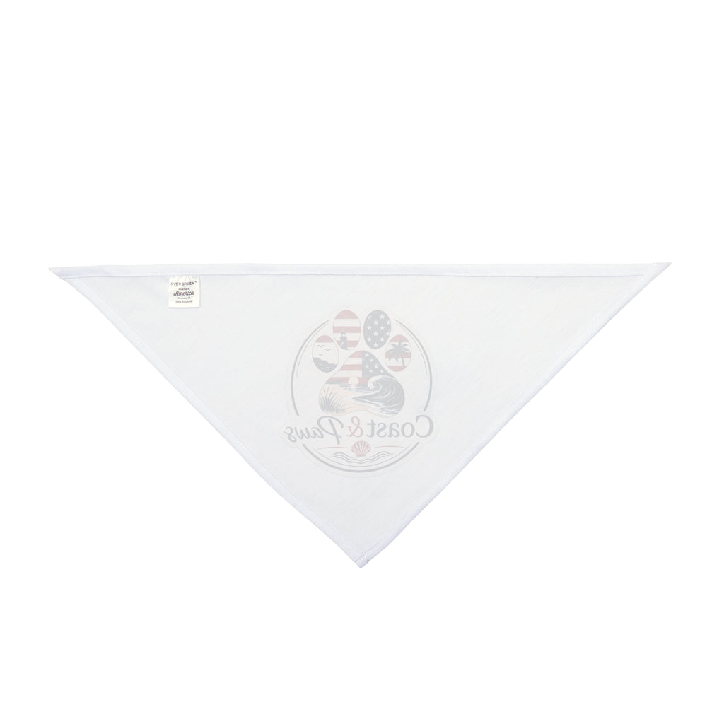 Coast & Paws Patriotic Pet Bandana — Americana Flag Beach Dog Bandana