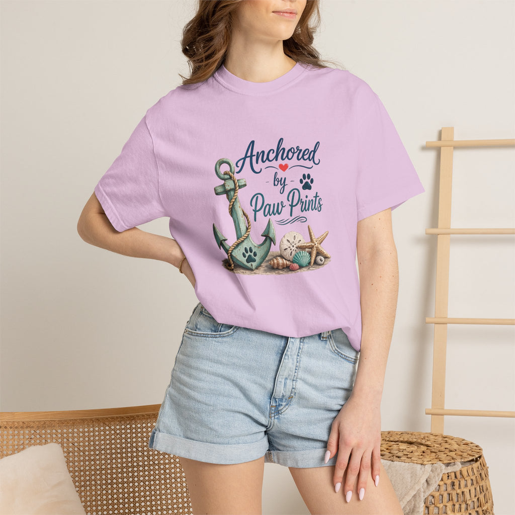 Anchored by Paw Prints  Unisex T-Shirt