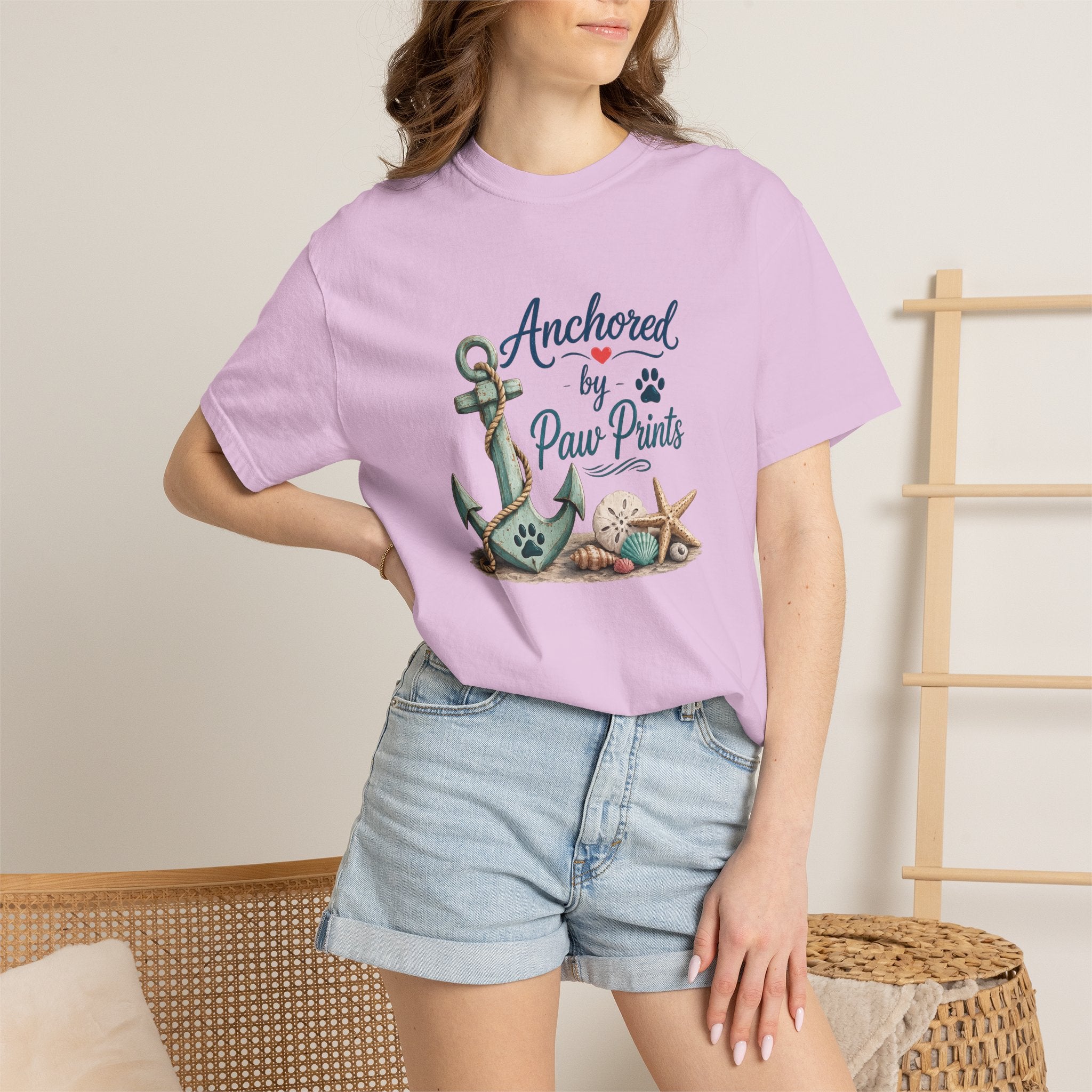 Anchored by Paw Prints  Unisex T-Shirt