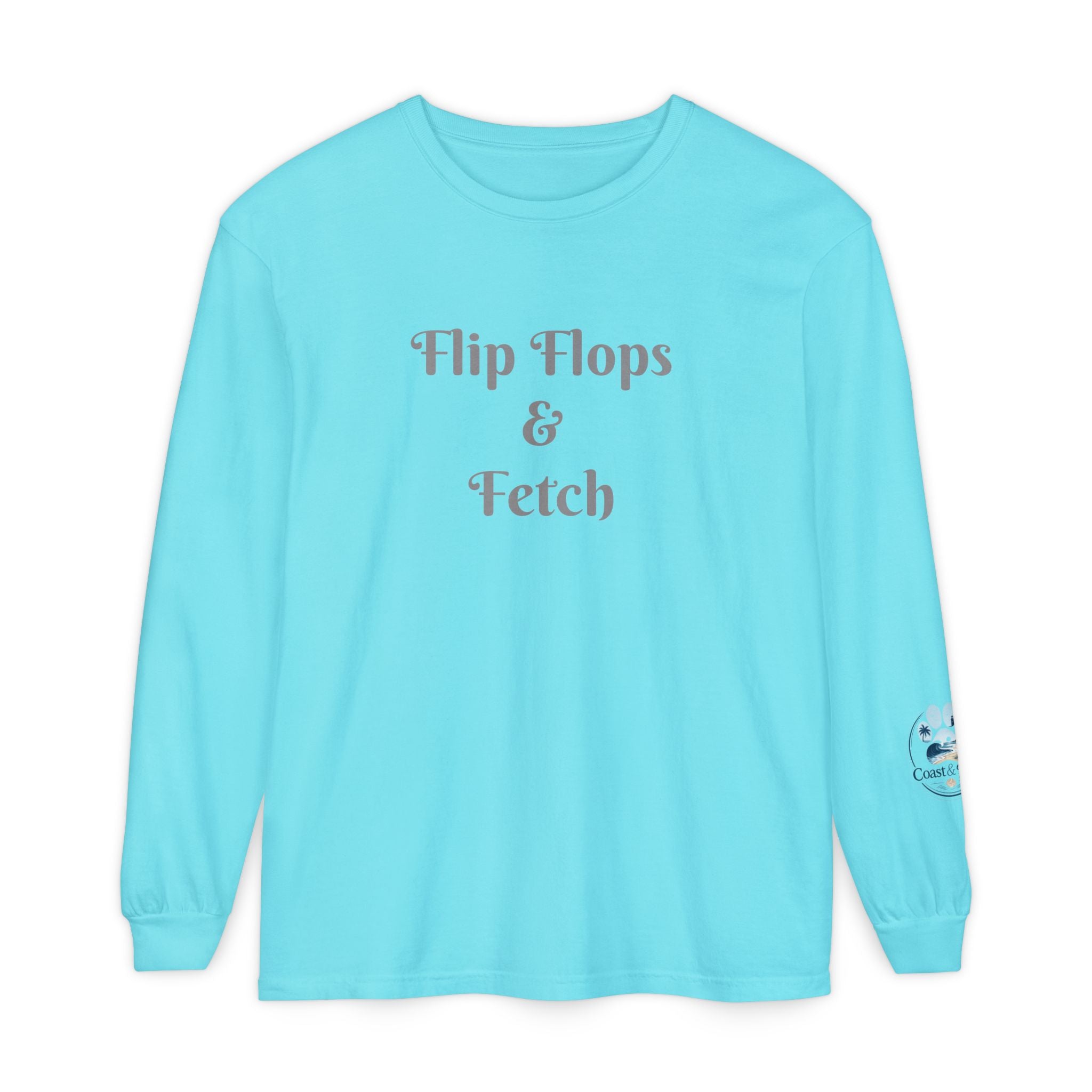 Flip Flops & Fetch Long Sleeve T-Shirt