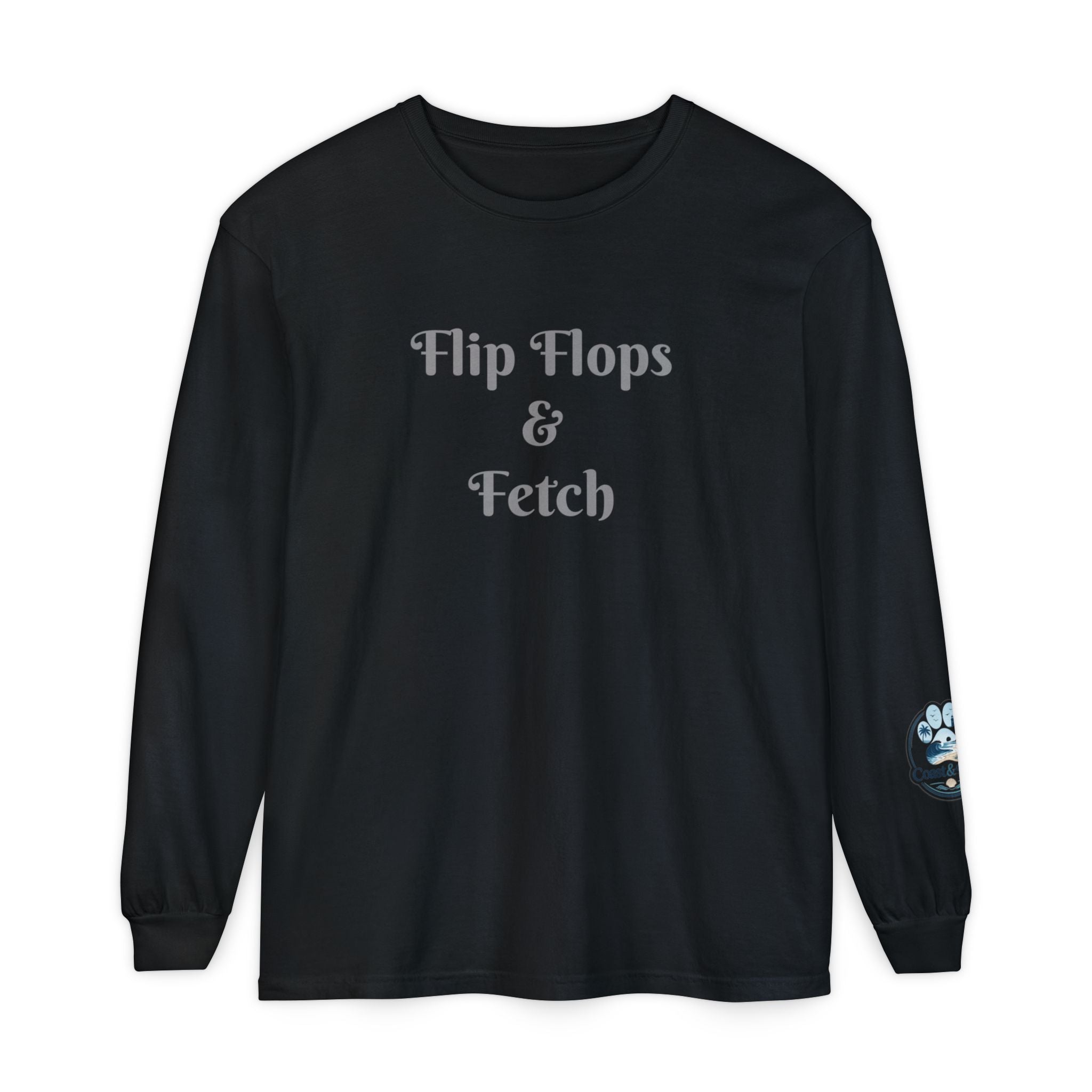 Flip Flops & Fetch Long Sleeve T-Shirt