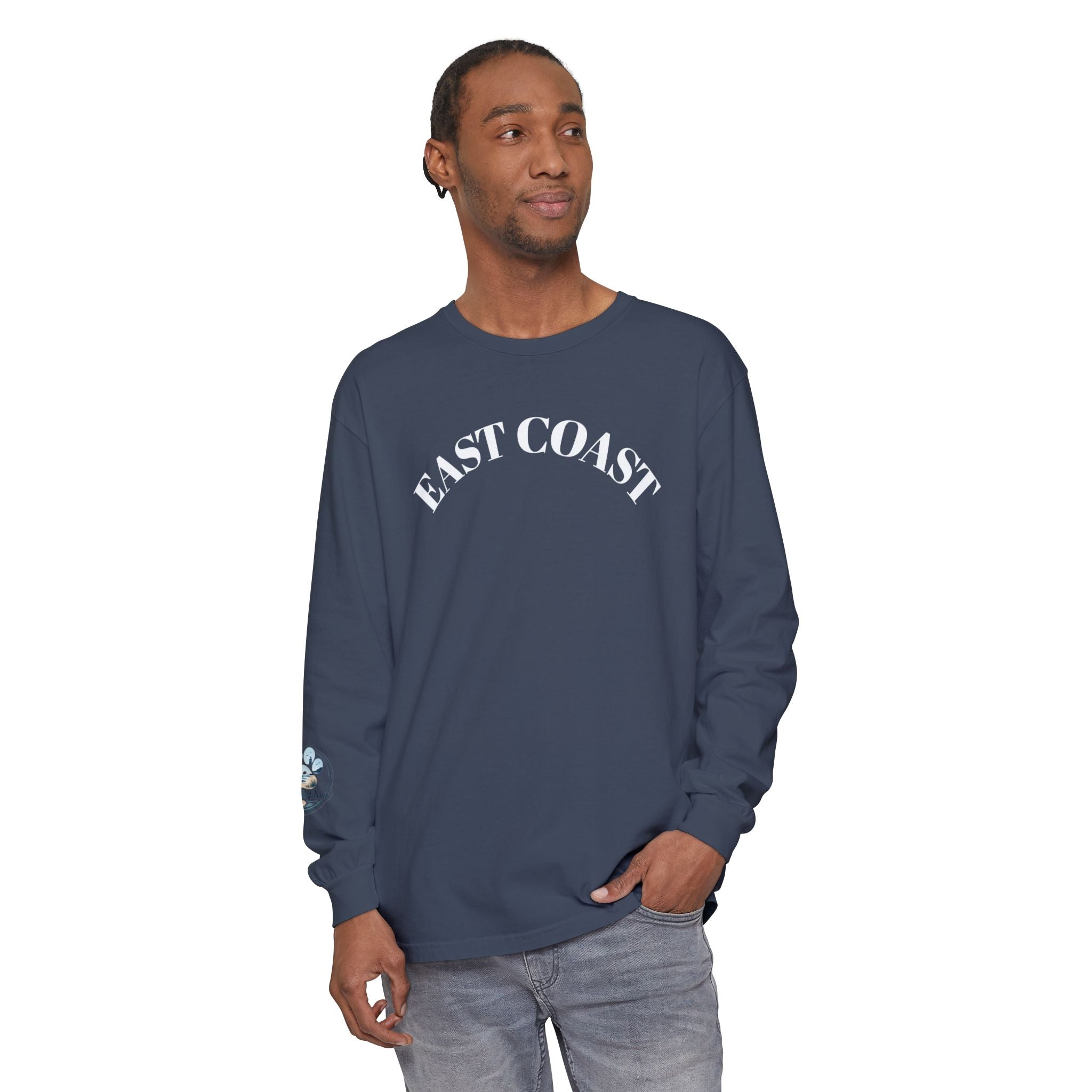 East Coast Long Sleeve Tee — Classic Nautical Graphic