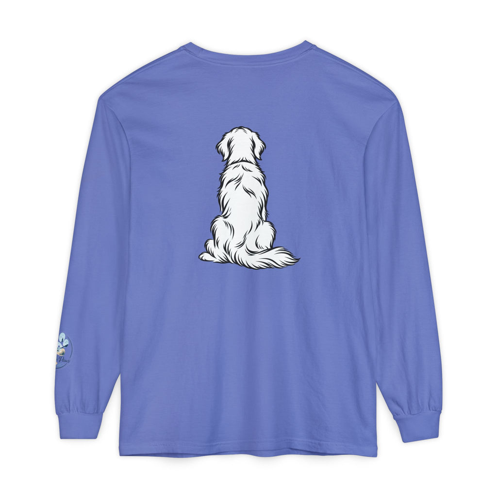 Golden Retriever Front & Back Unisex Long Sleeve Tee