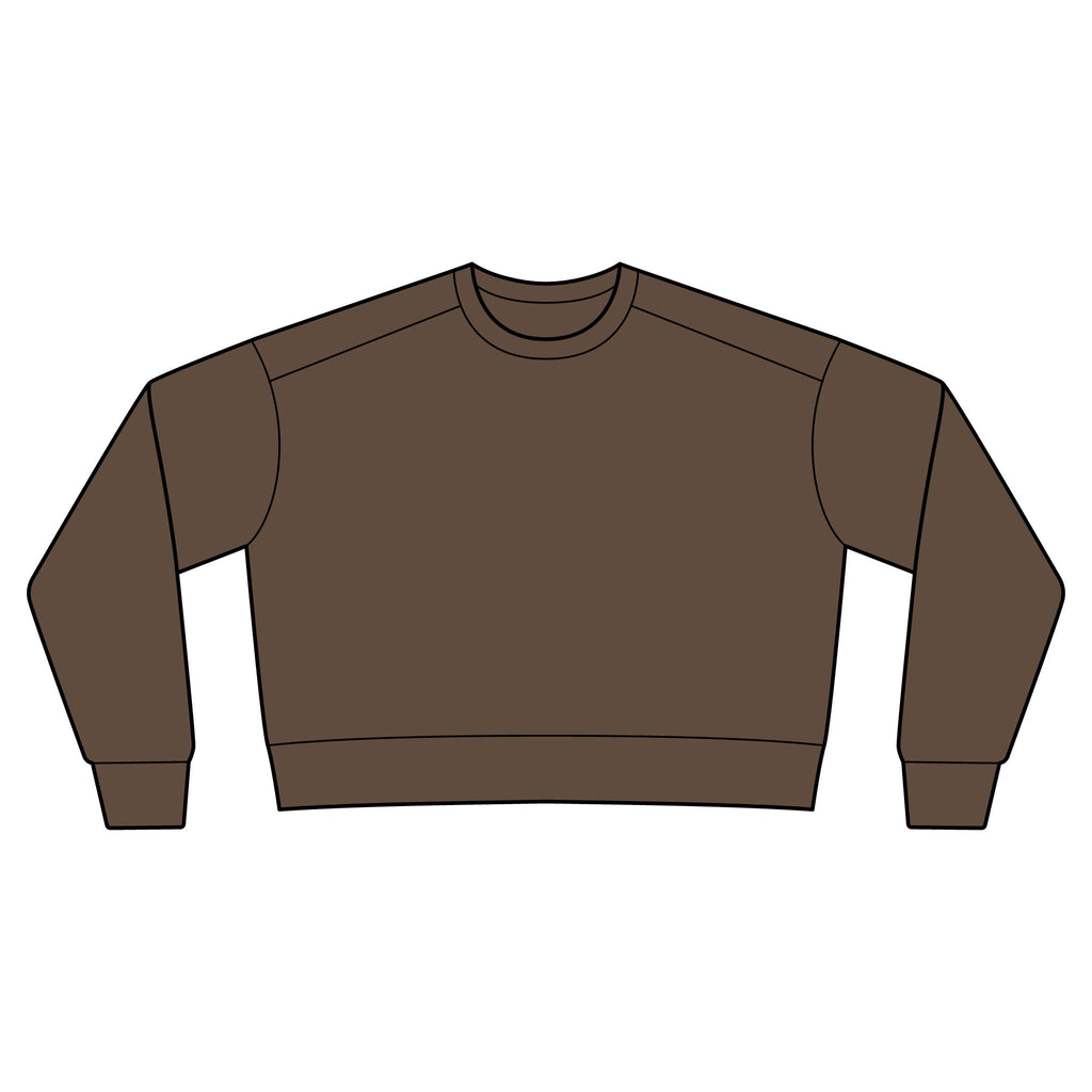 Autumn Coast & Paws Signature Cozy Crop Sweatshirt
