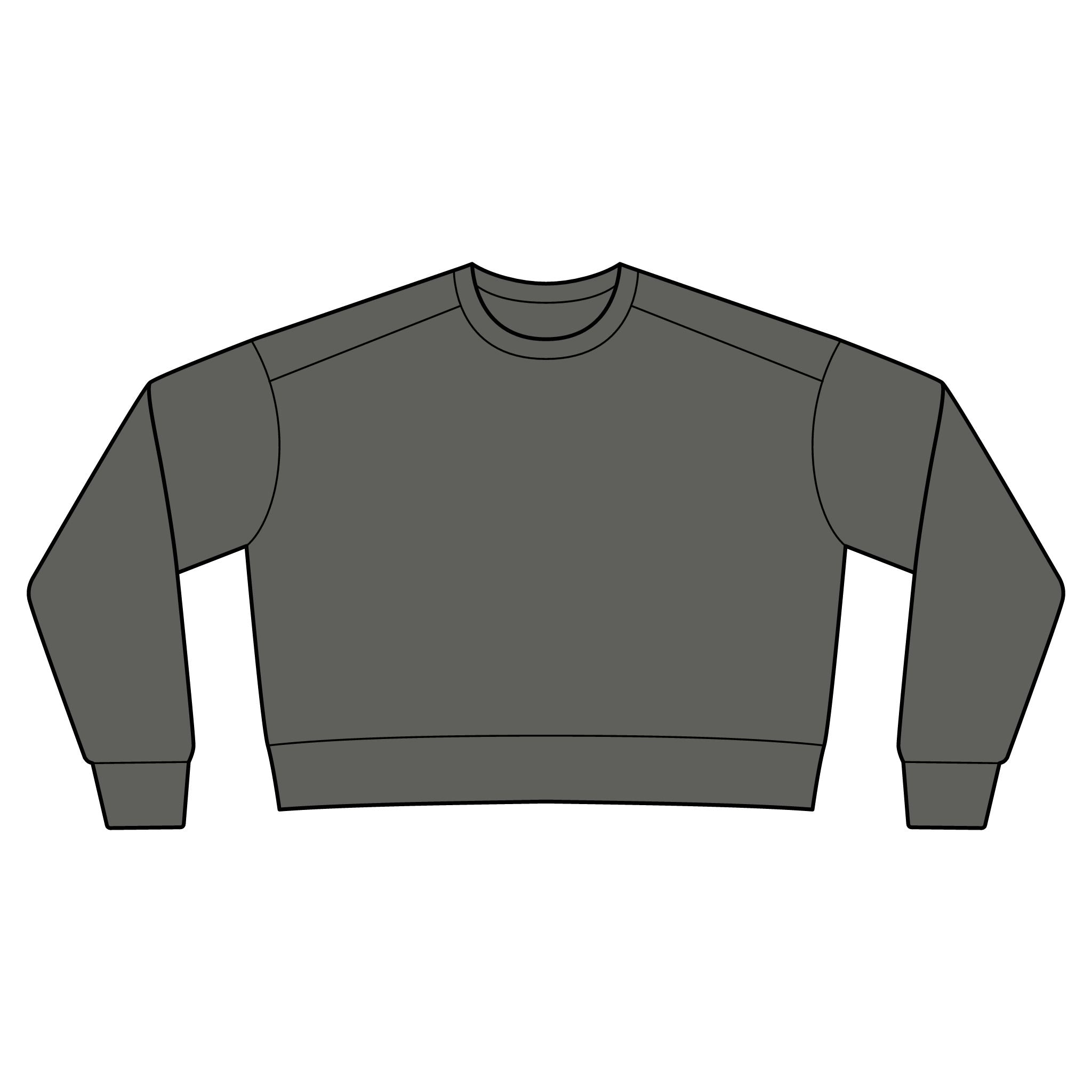 Autumn Coast & Paws Signature Cozy Crop Sweatshirt