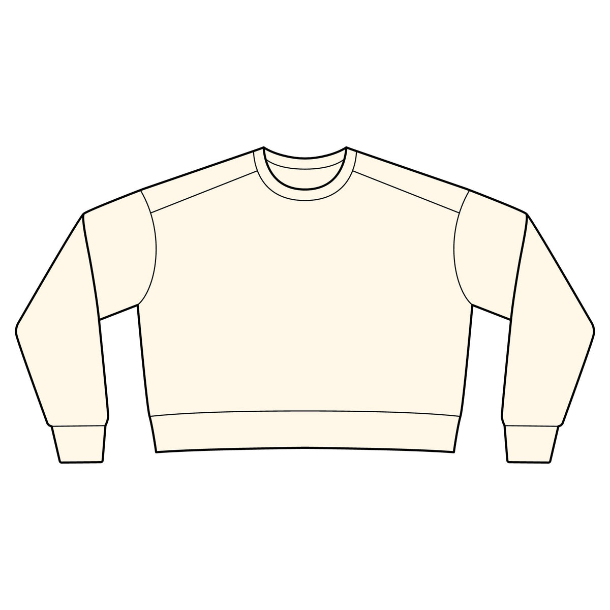 Autumn Coast & Paws Signature Cozy Crop Sweatshirt